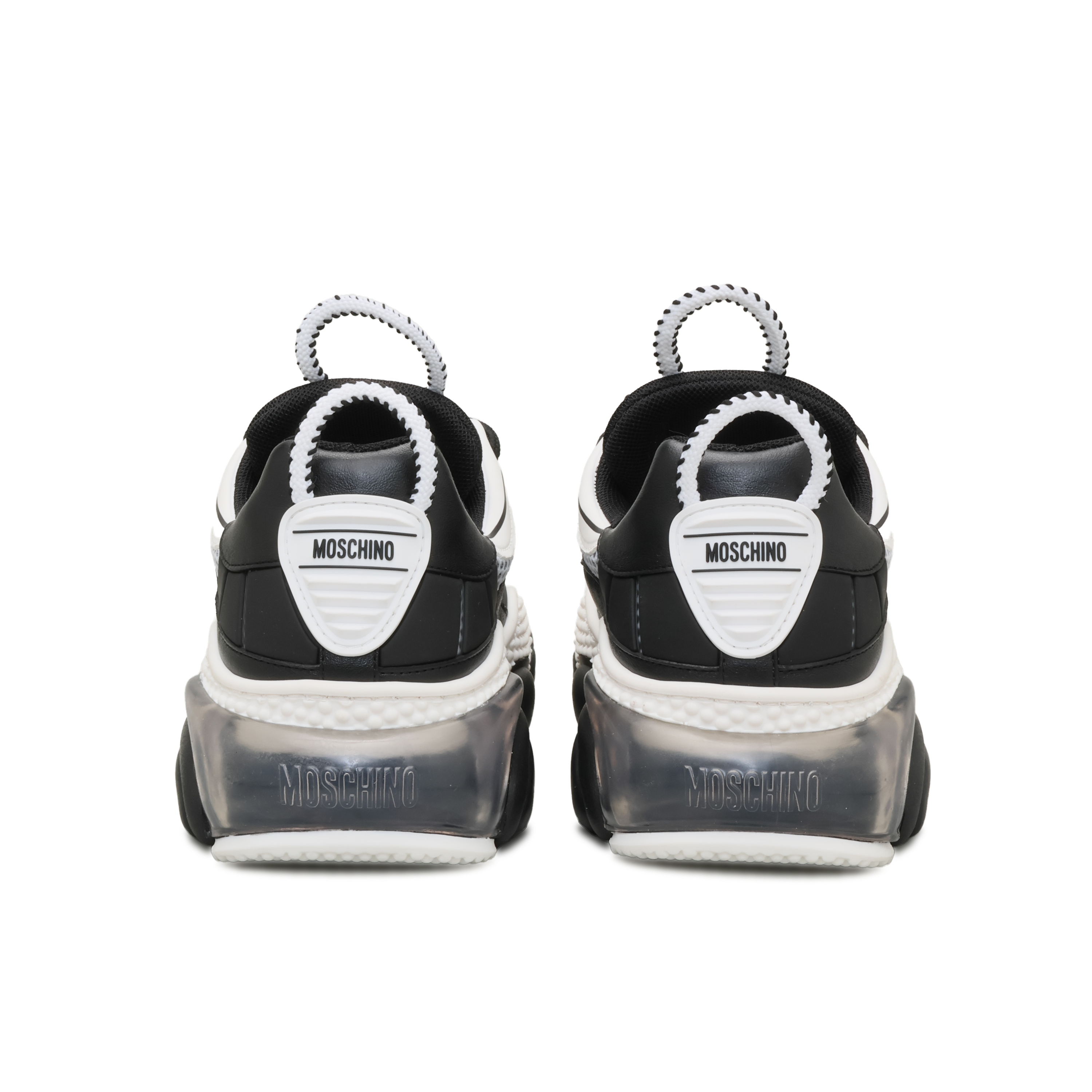 Sneakers Negros Moschino Embossed