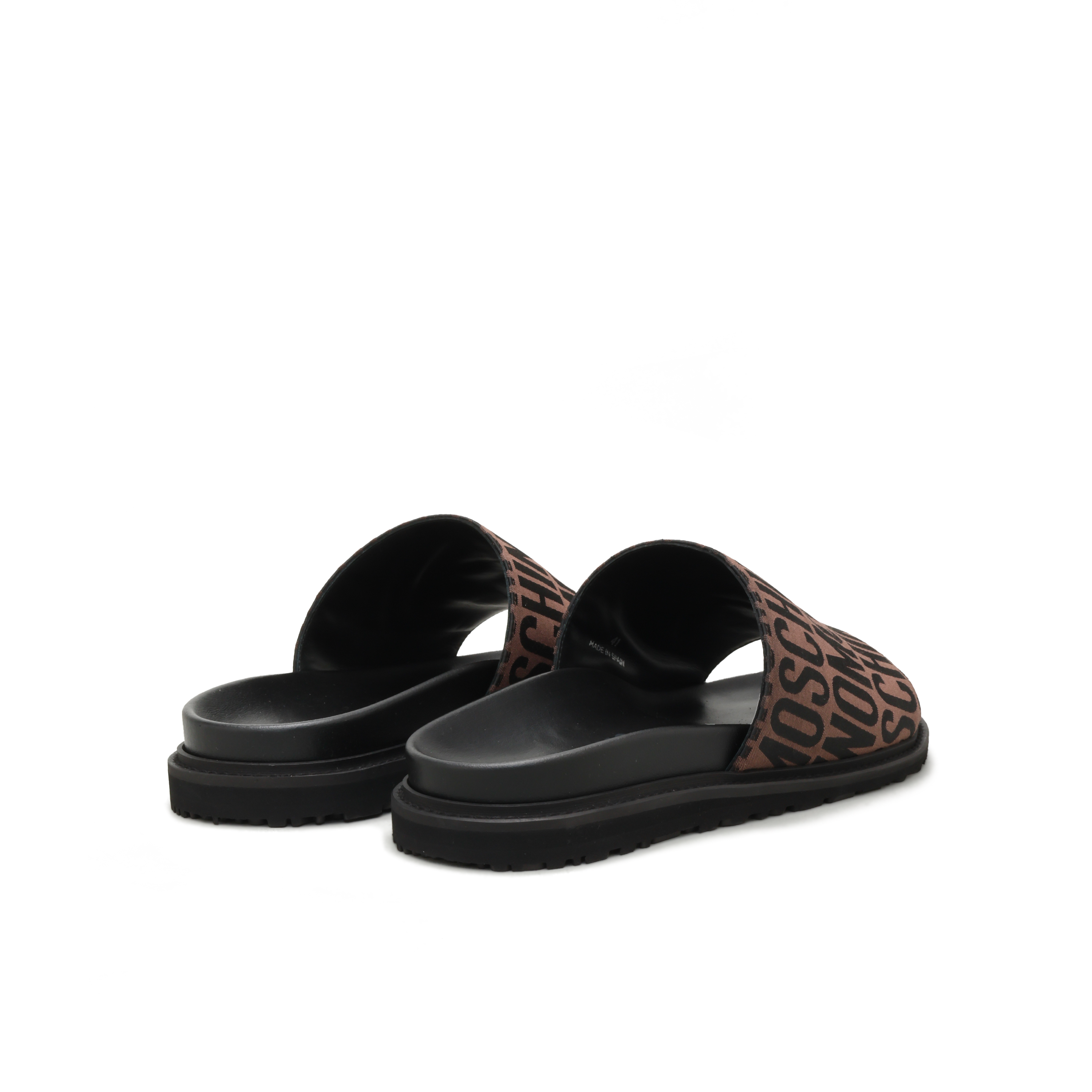 Sandalias Café Moschino Monogram