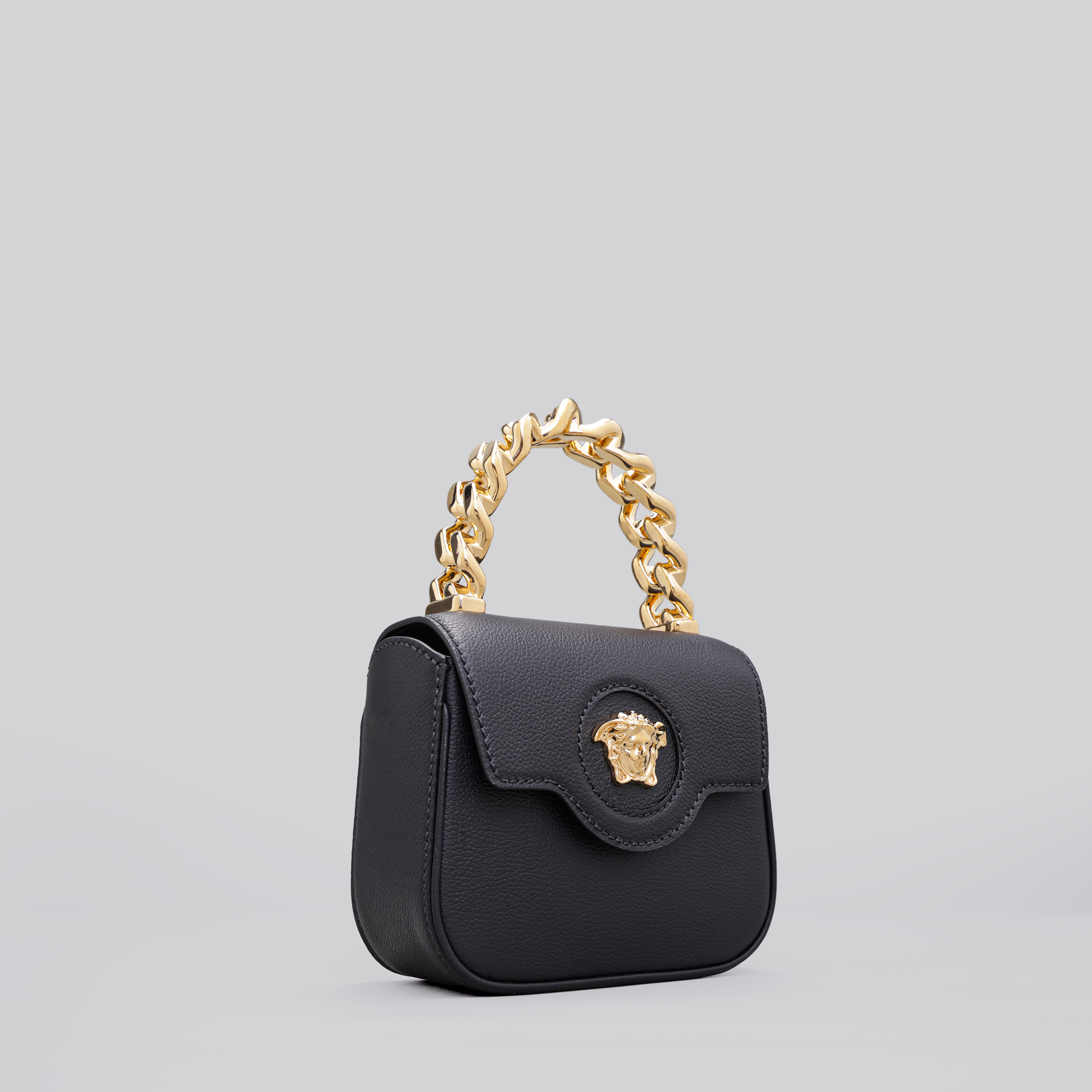 Cartera Negro Versace La Medusa