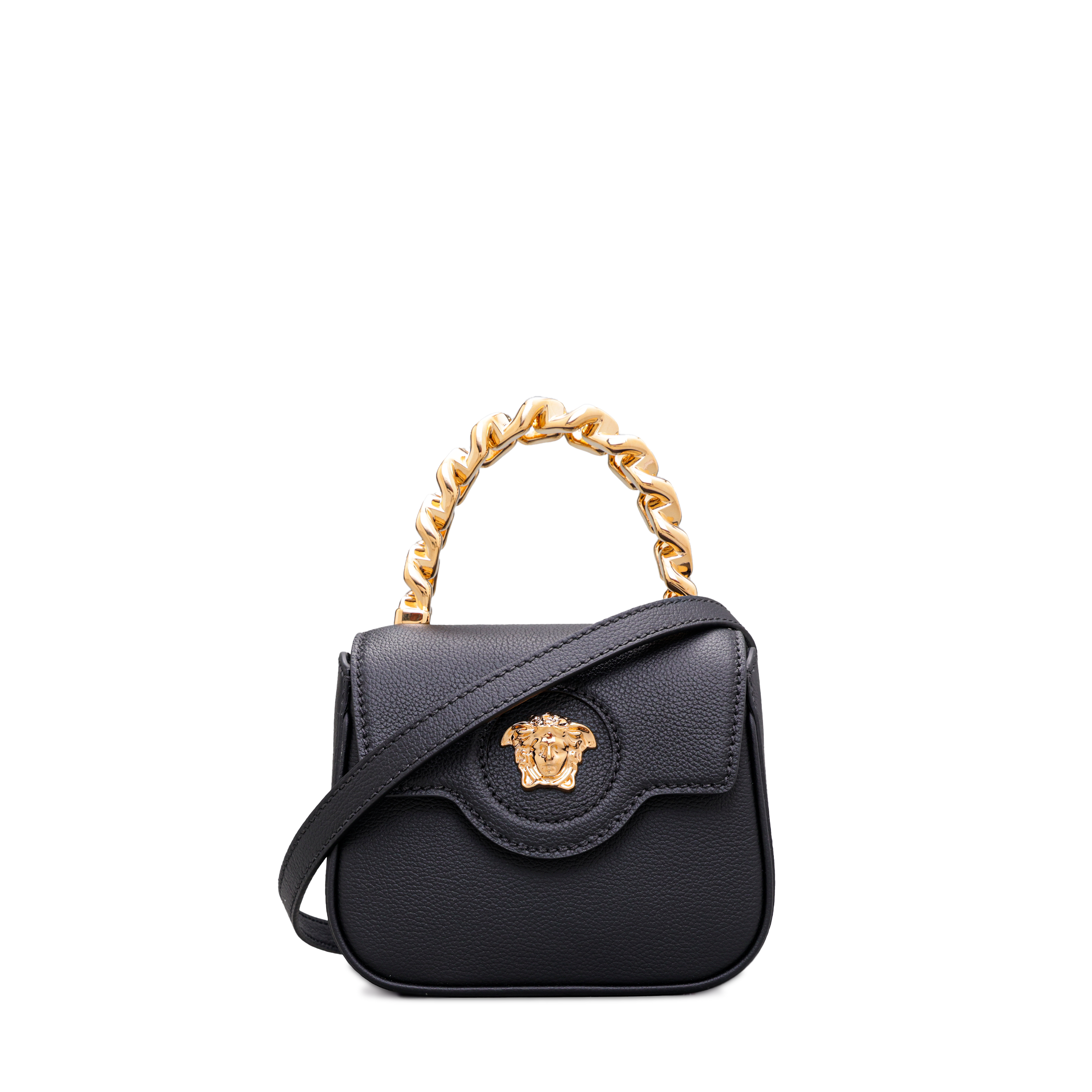 Cartera Negro Versace La Medusa