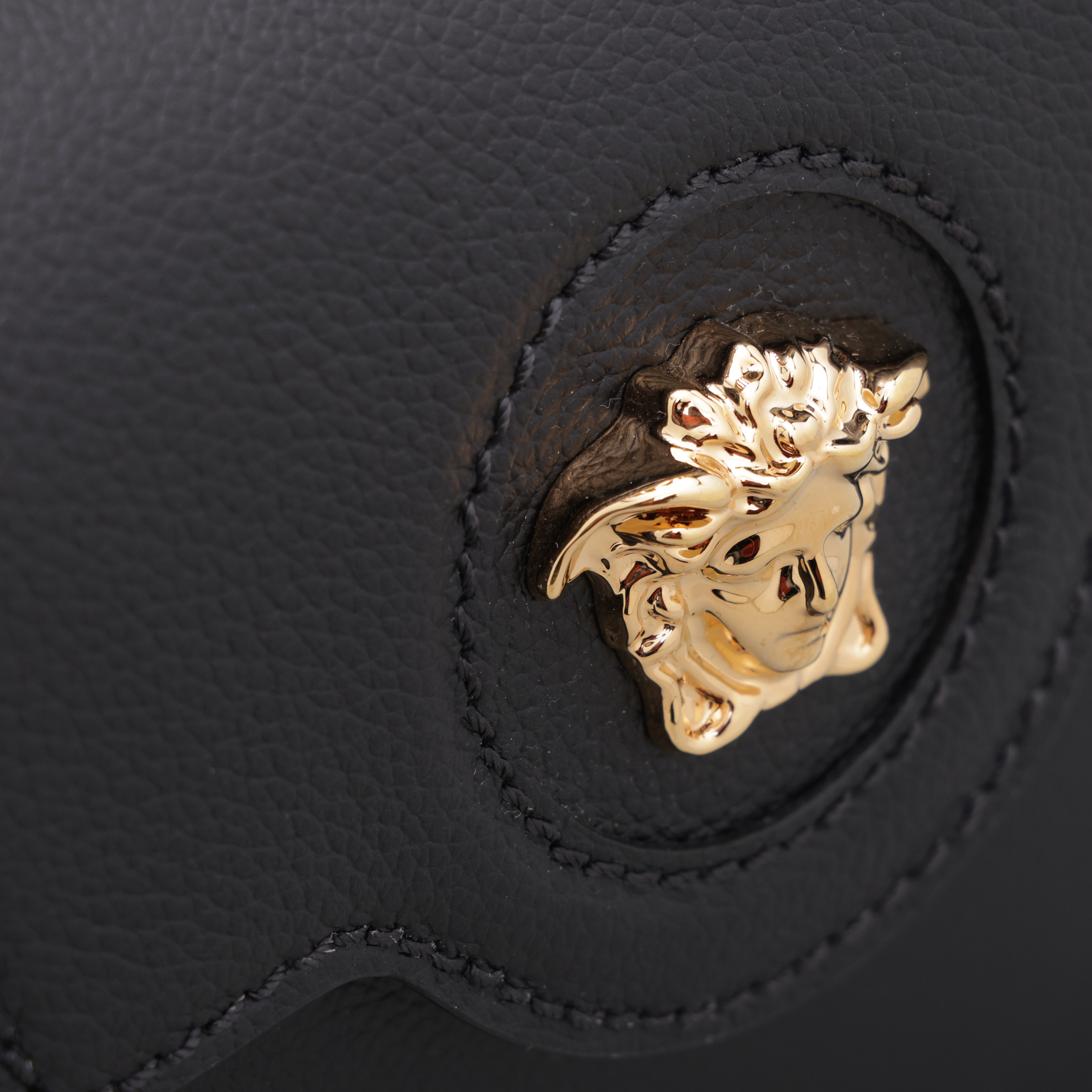 Cartera Negro Versace La Medusa