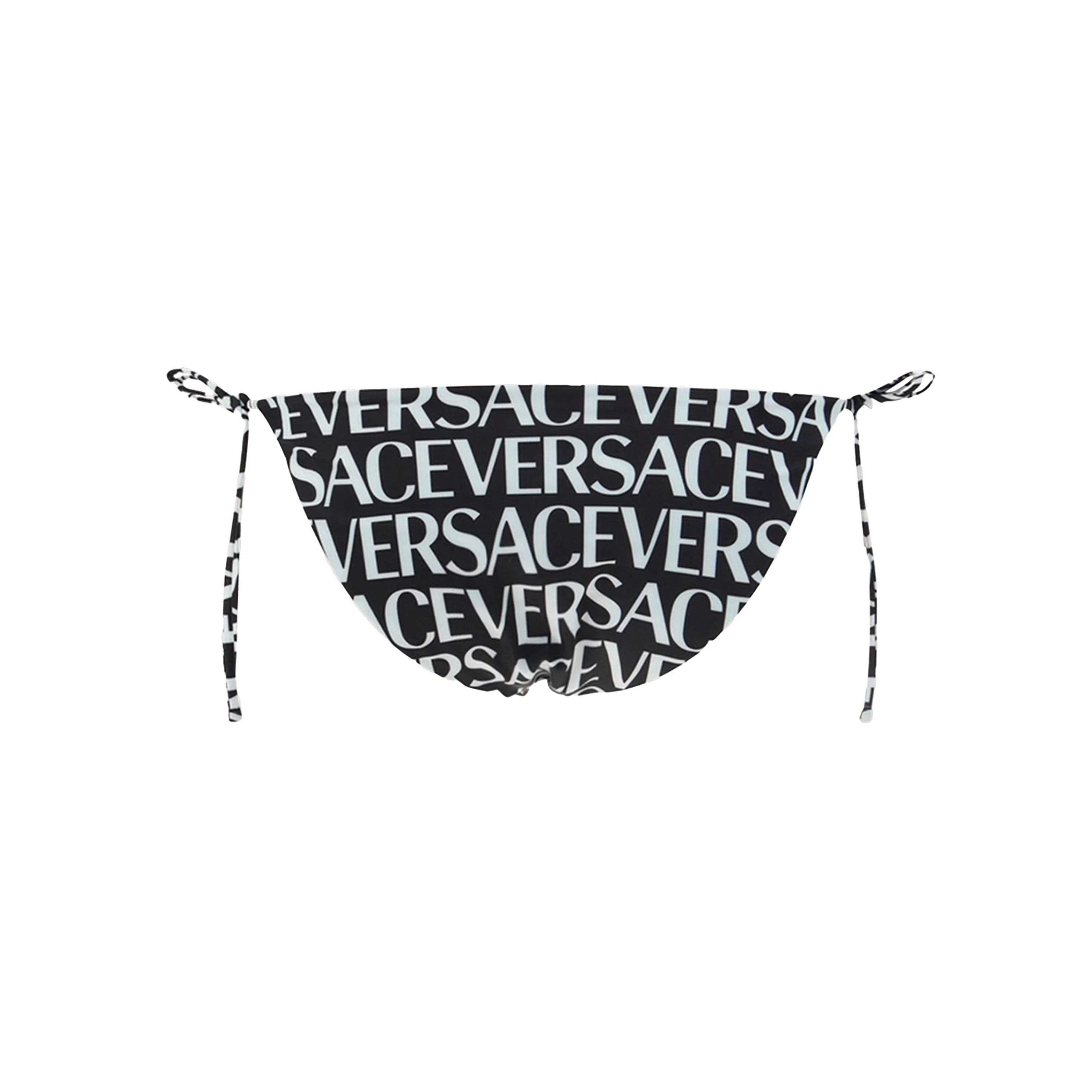 Bikini Bottom Negro Versace La Greca Signature