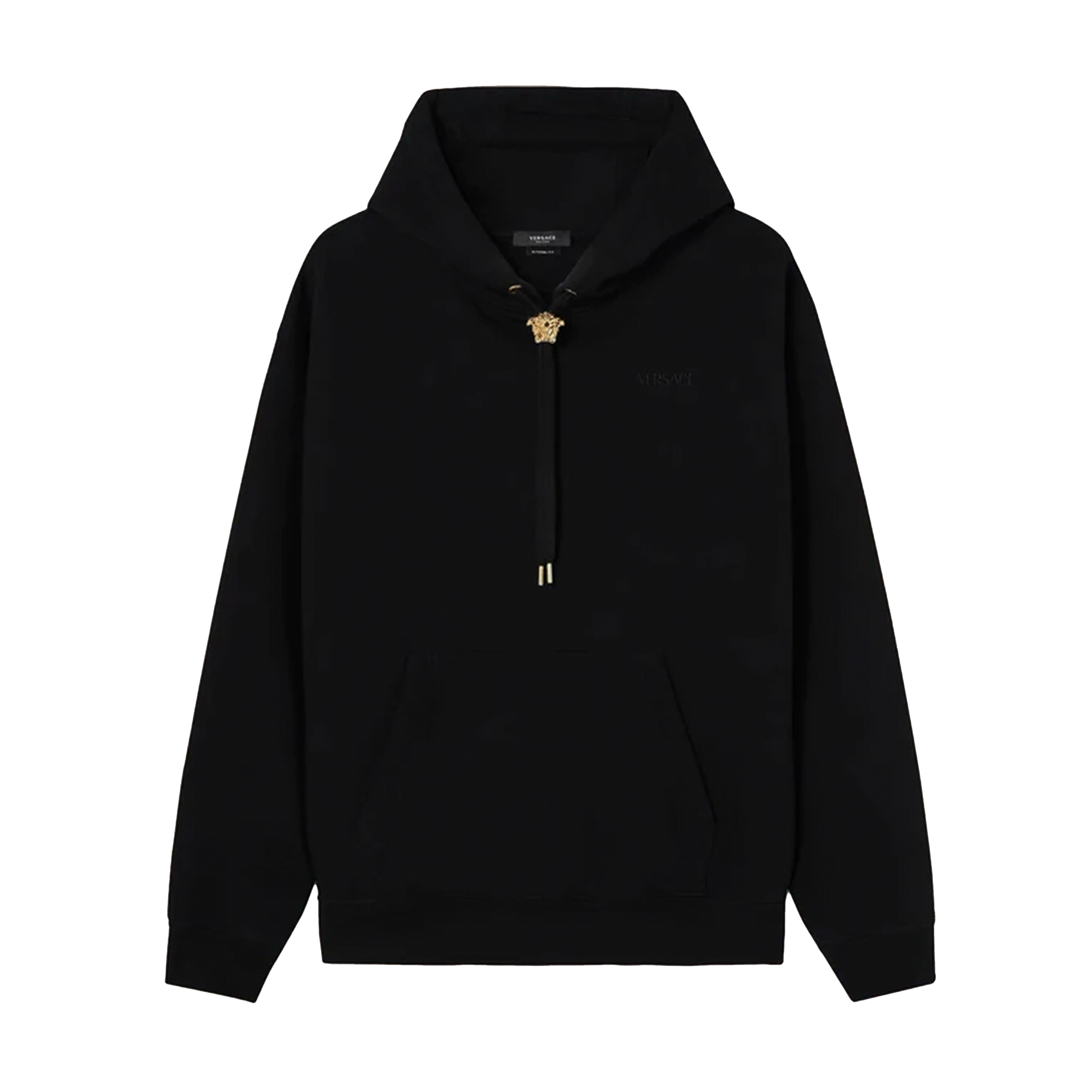 Buzo Tipo Hoodie Negro Versace Medusa Laces