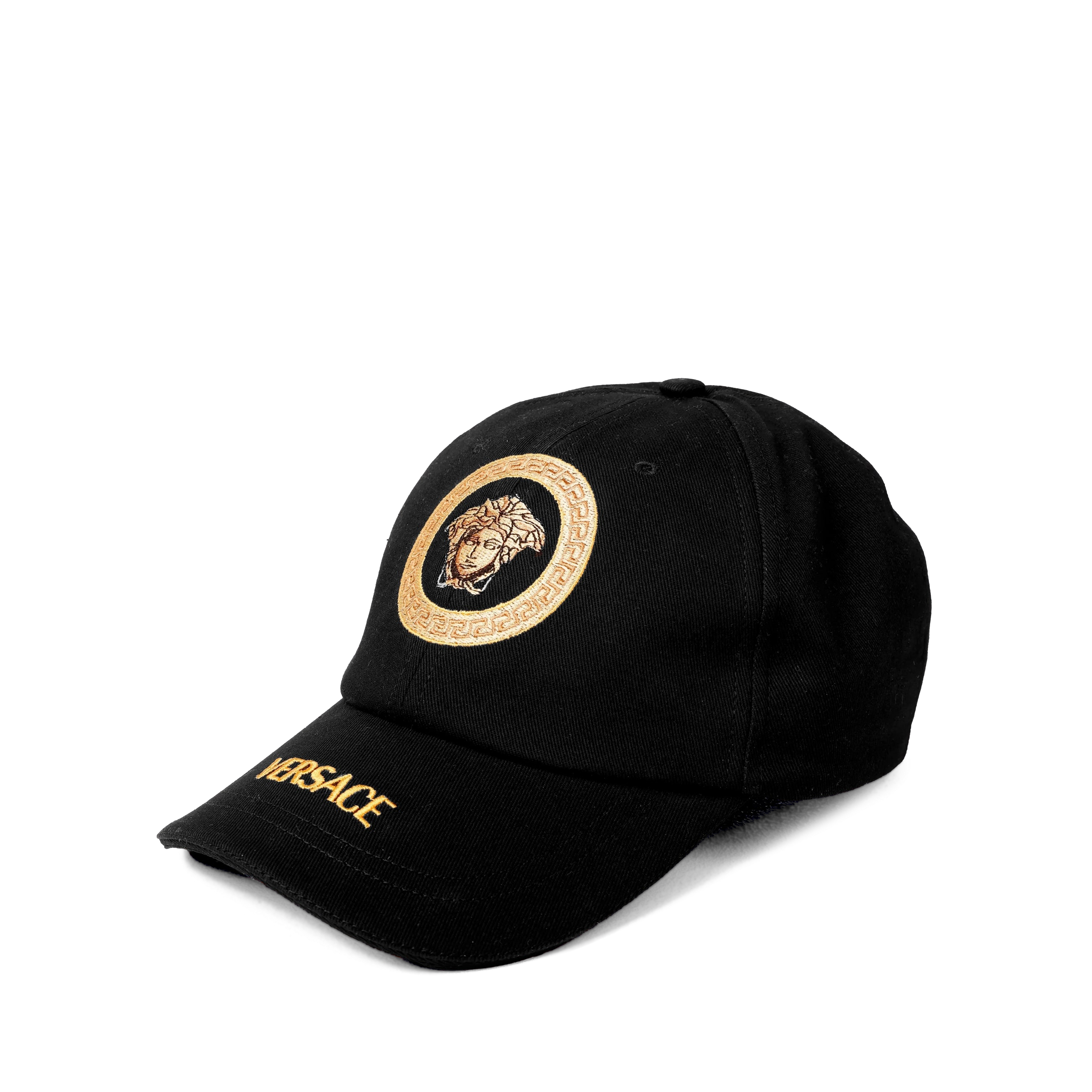 Gorra Negro-Dorado Versace Medusa