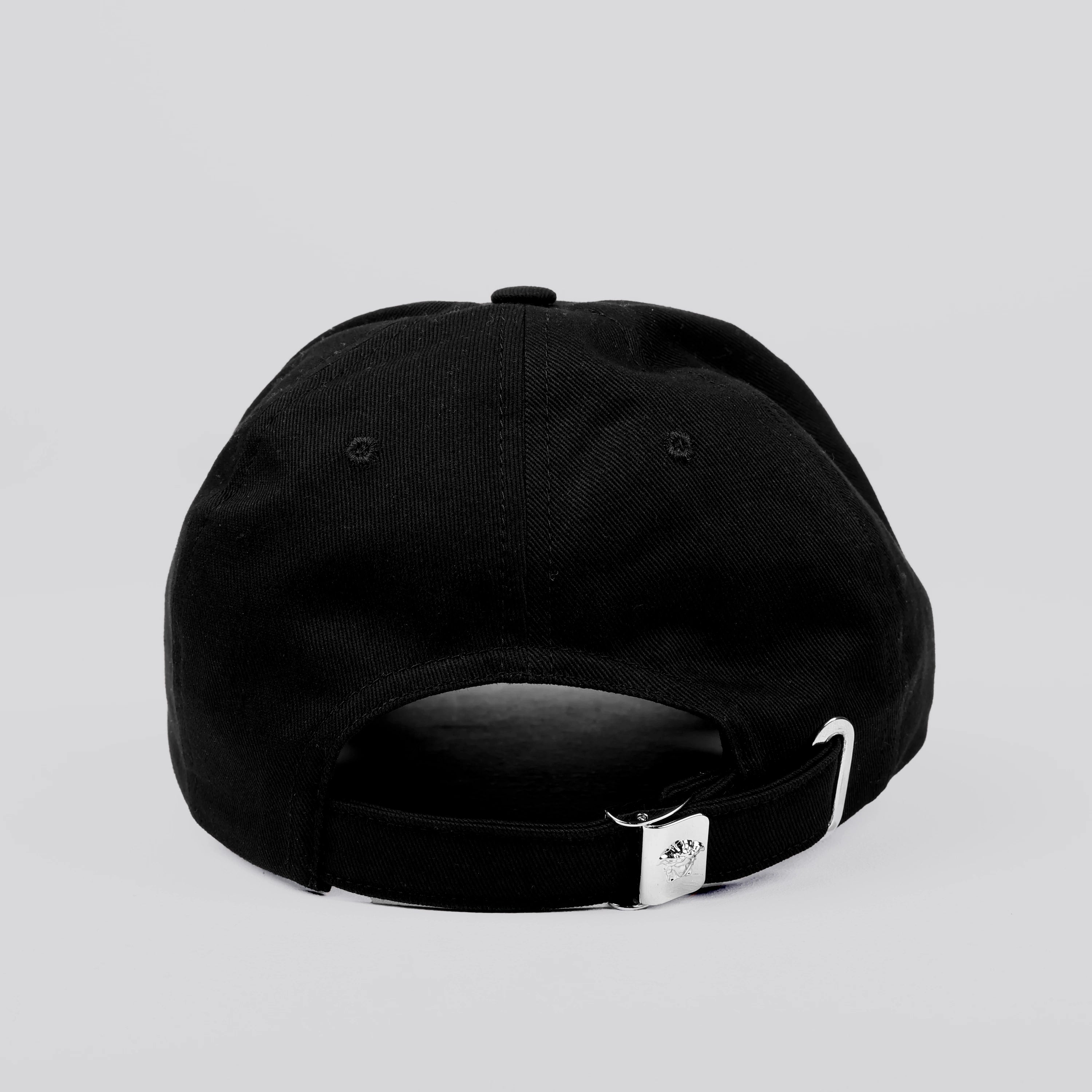Gorra Negro-Dorado Versace Medusa