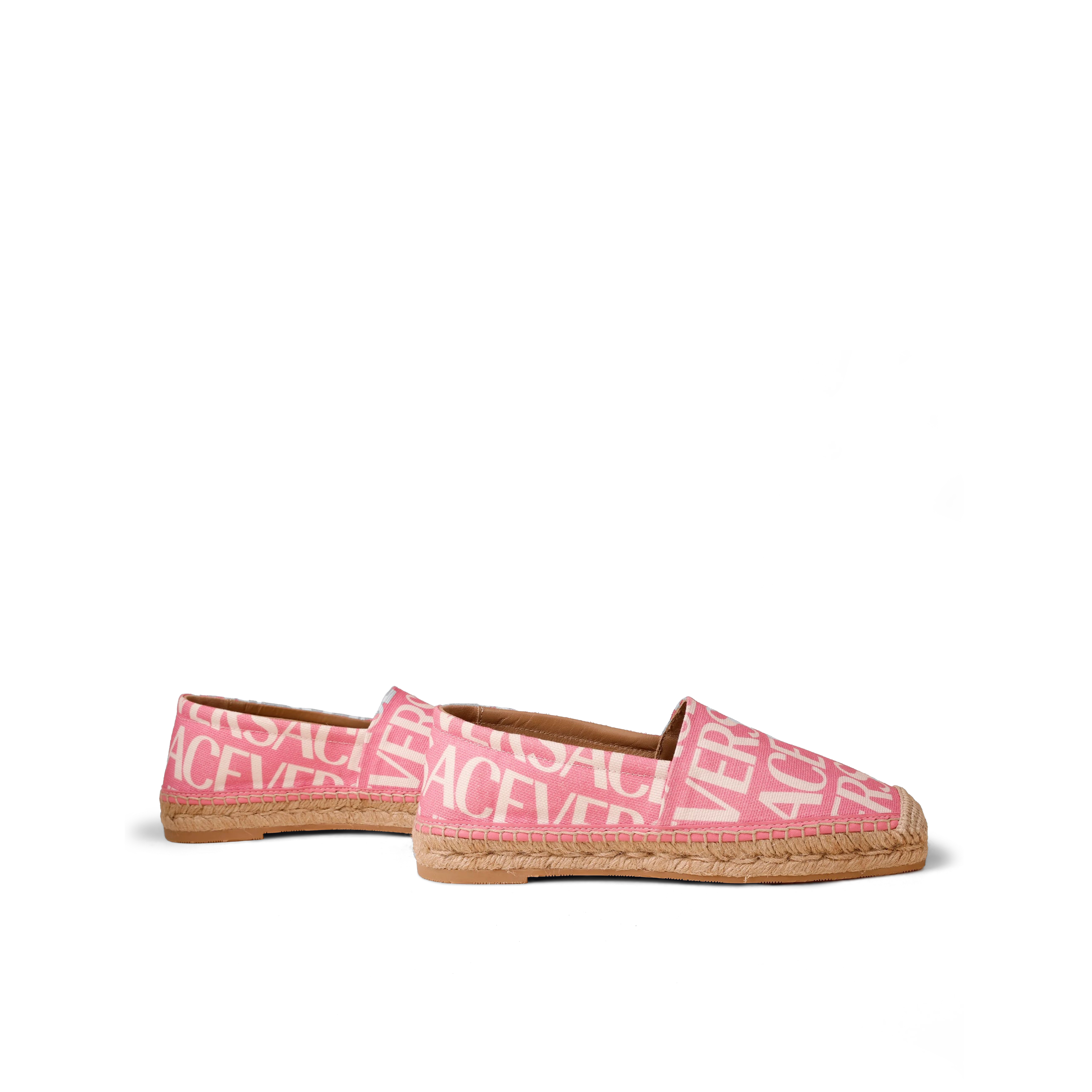 Espadrilles Rosado Versace La Greca Signature