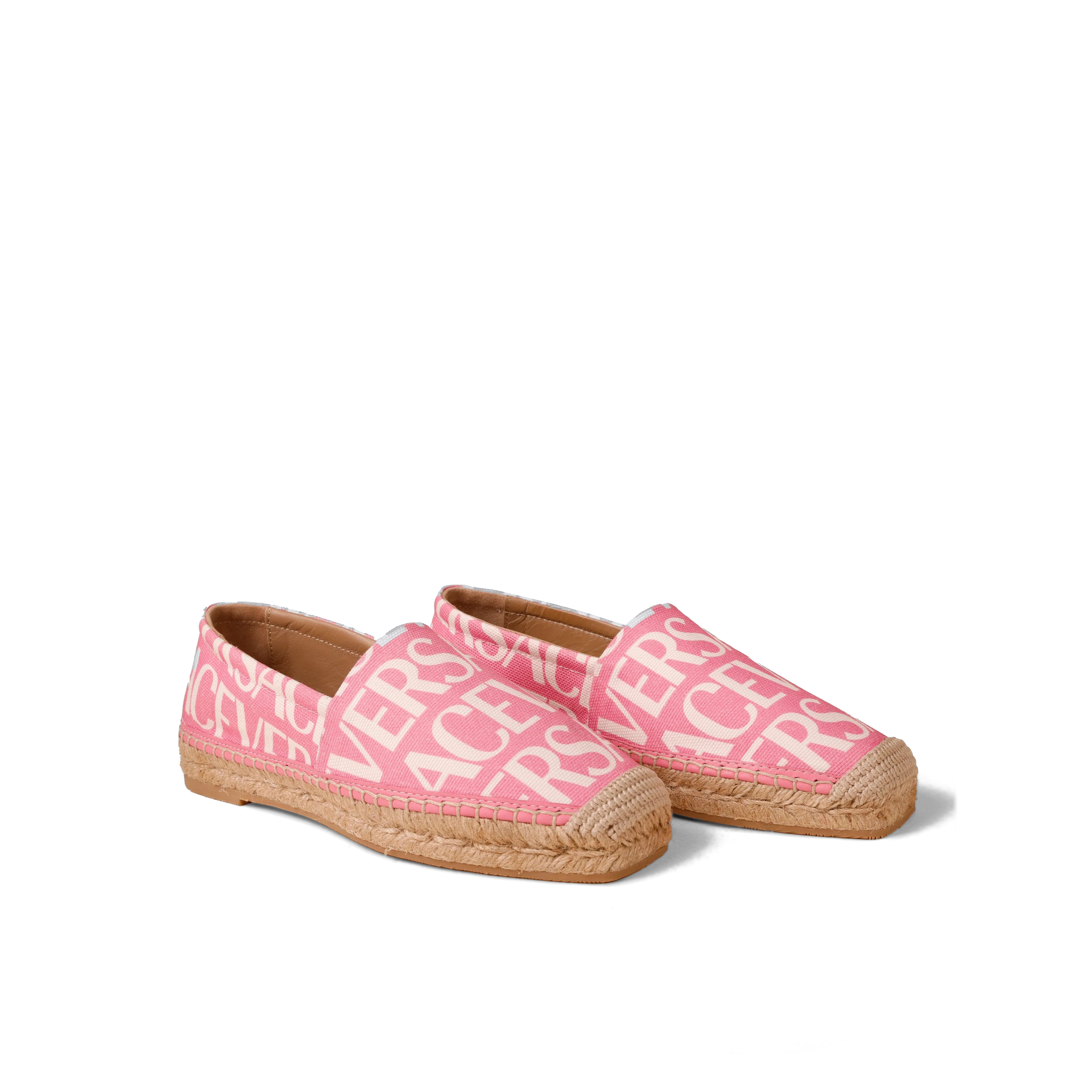 Espadrilles Rosado Versace La Greca Signature