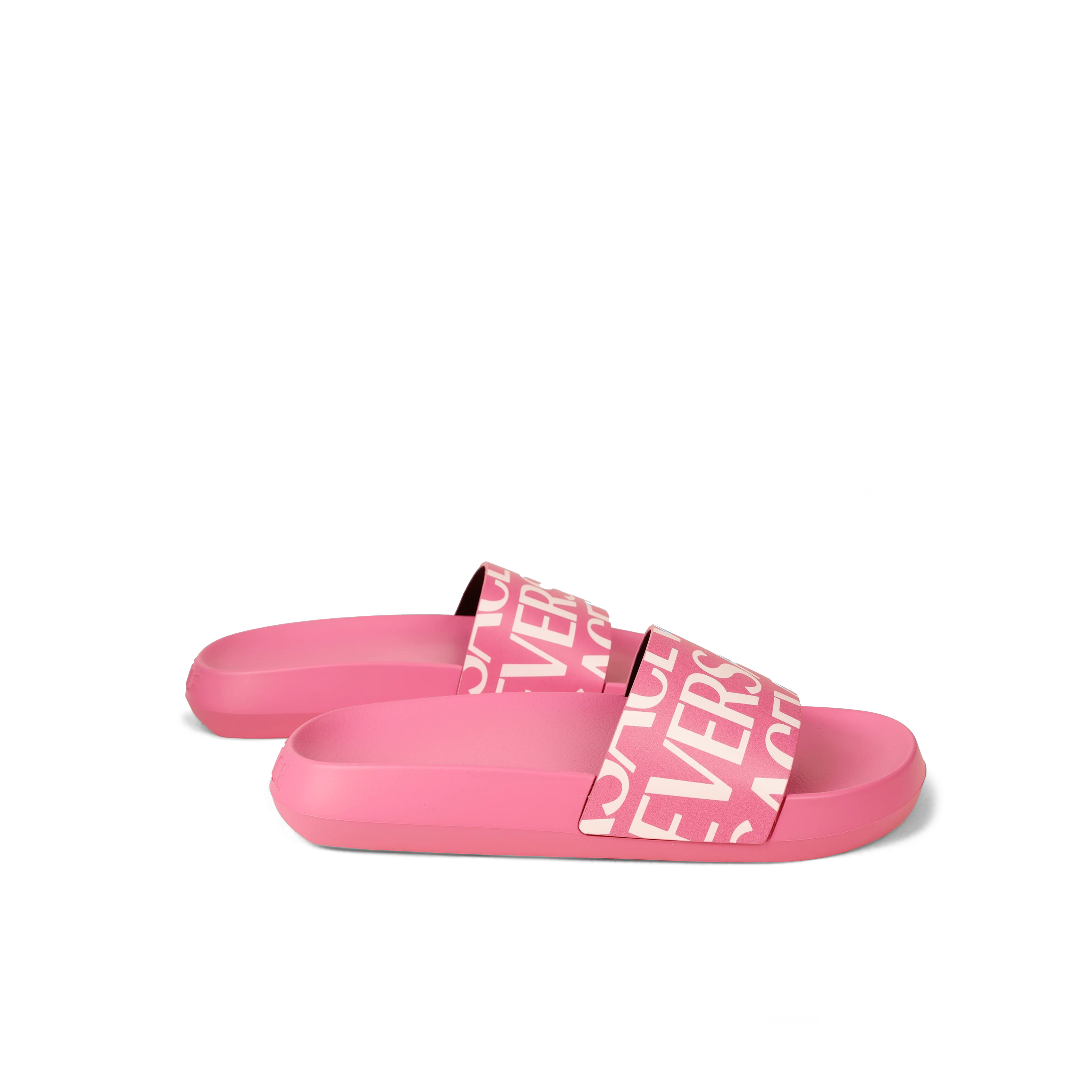 Sandalias Rosadas Versace Multilogo
