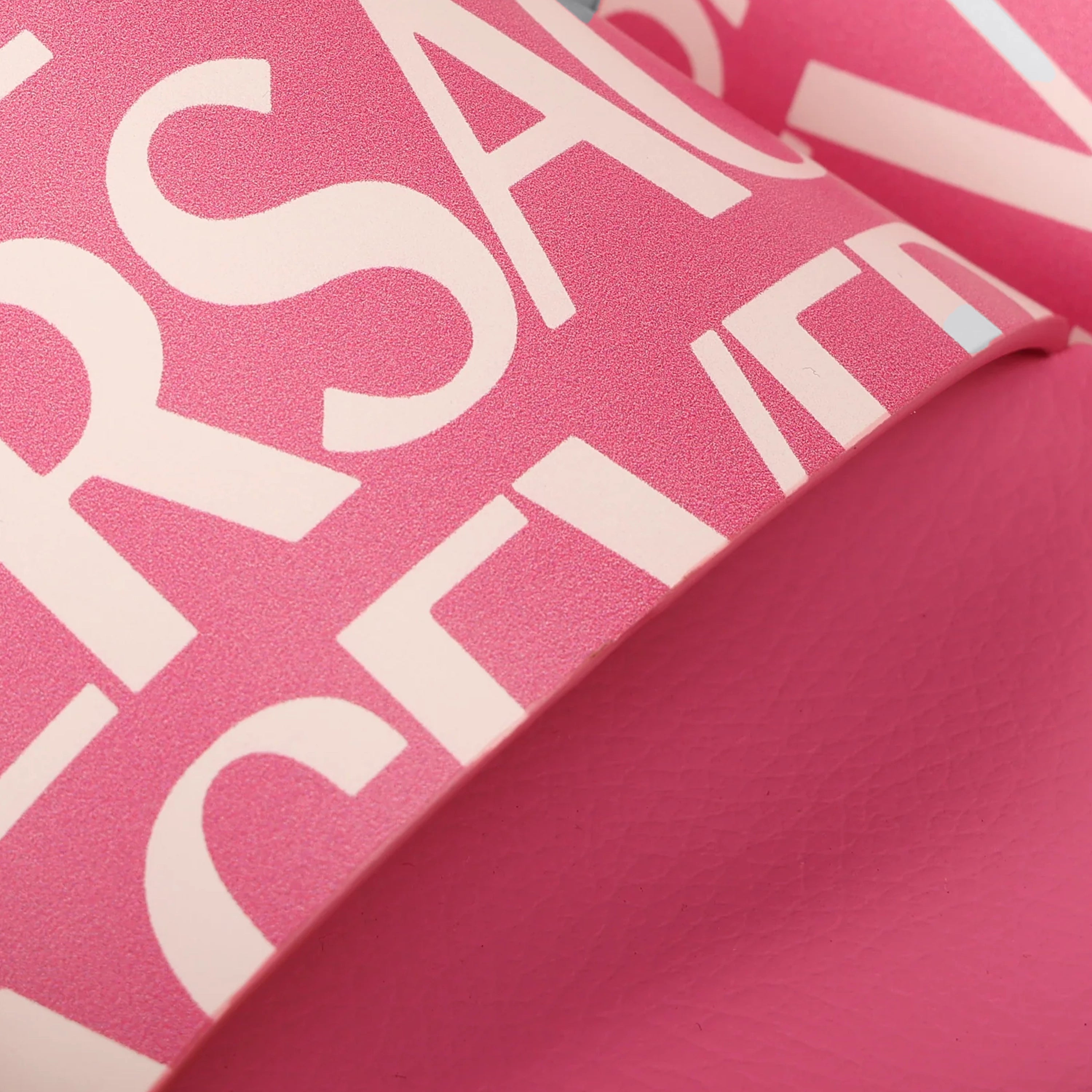 Sandalias Rosadas Versace Multilogo