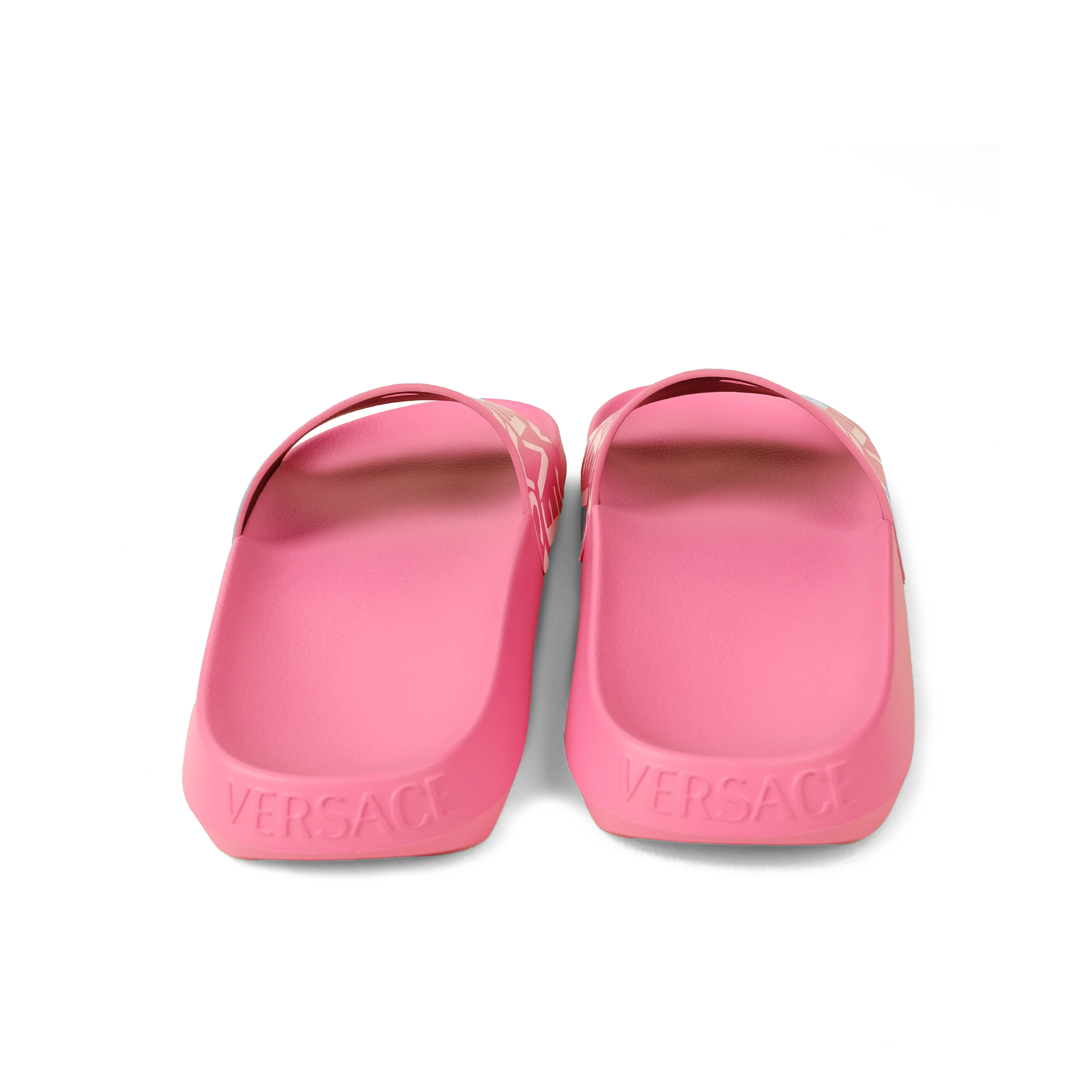 Sandalias Rosadas Versace Multilogo