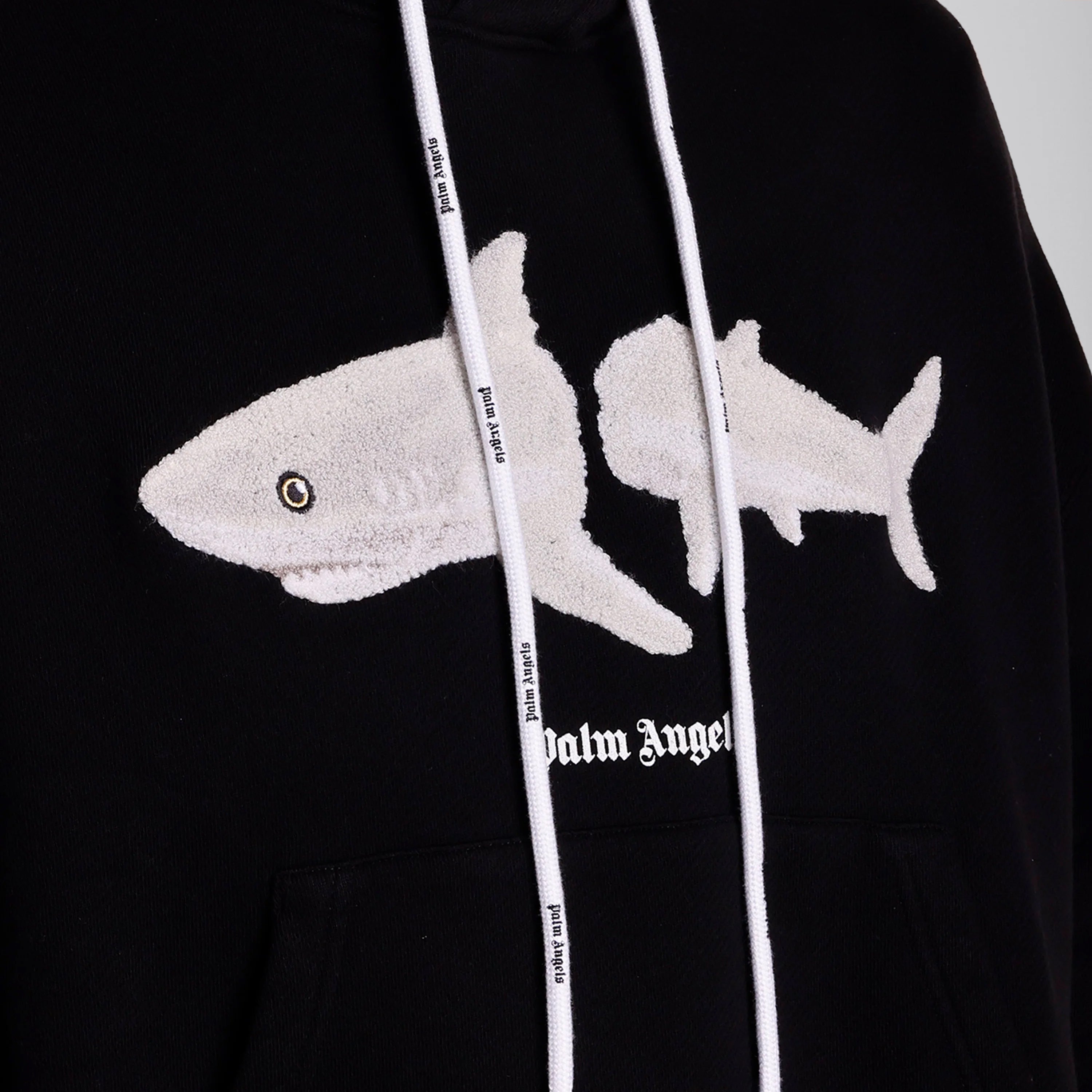 Buzo Tipo Hoodie Negro Palm Angels Shark