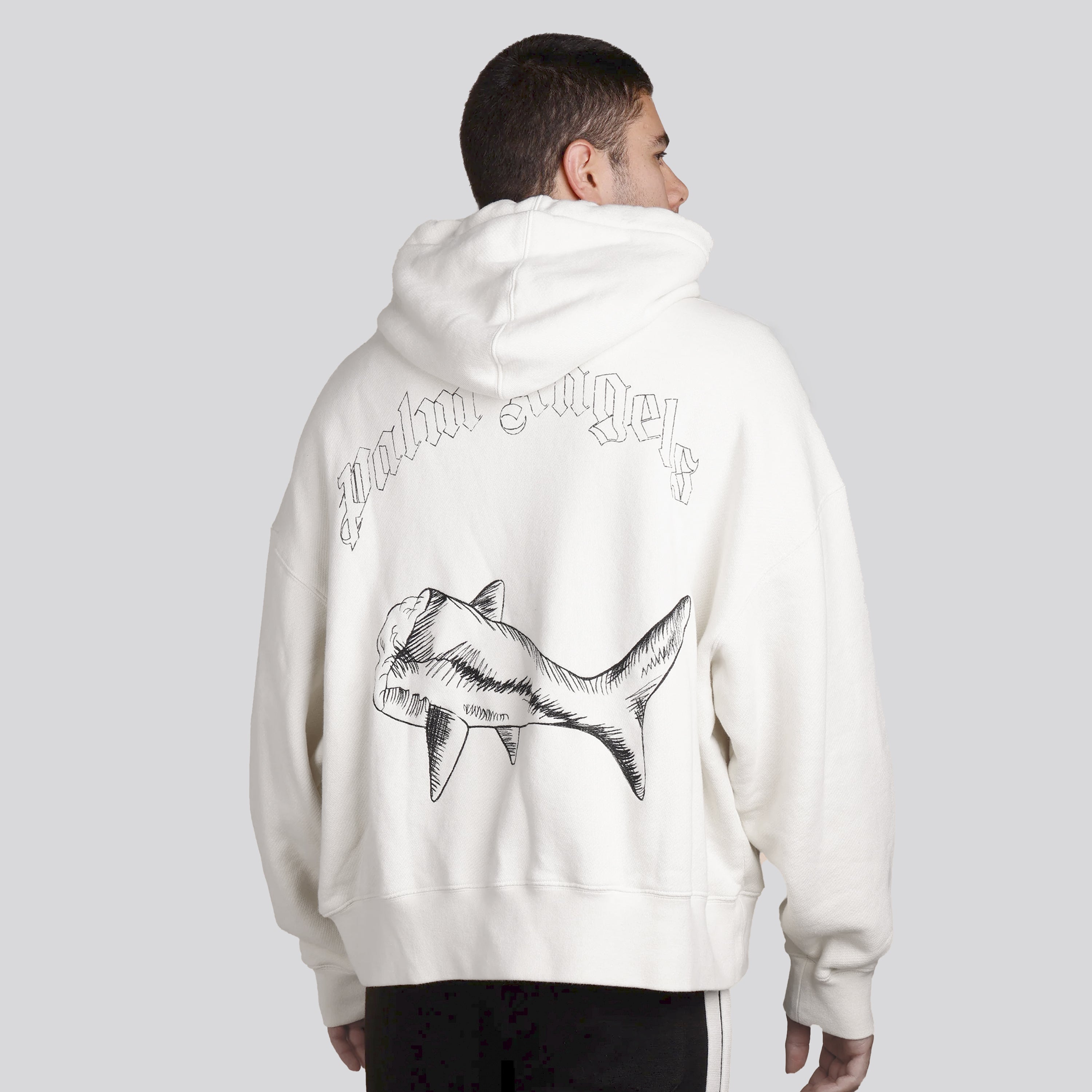 Buzo Tipo Hoodie Butter Palm Angels Split Shark