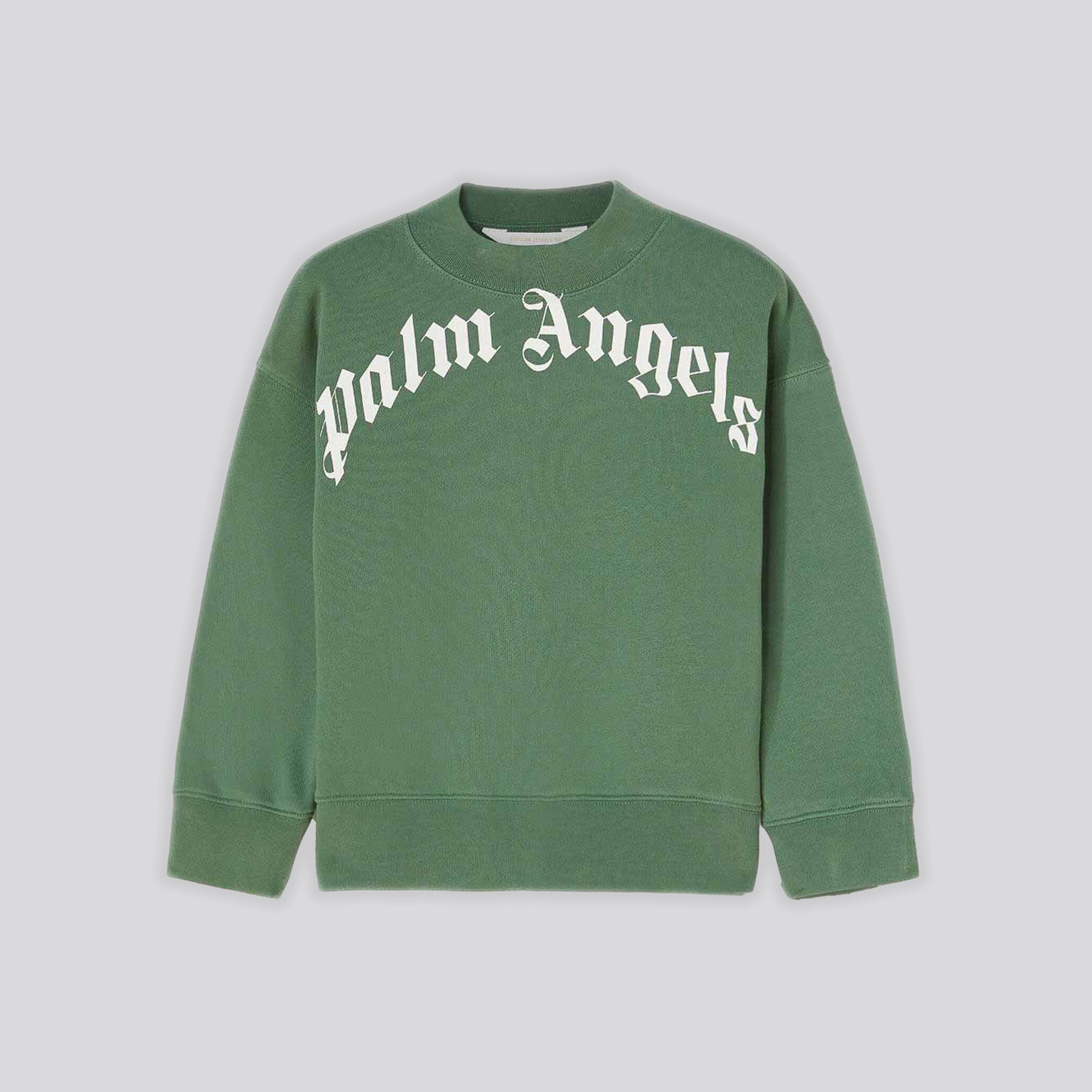 Buzo Verde Palm Angels Kids Classic Curved