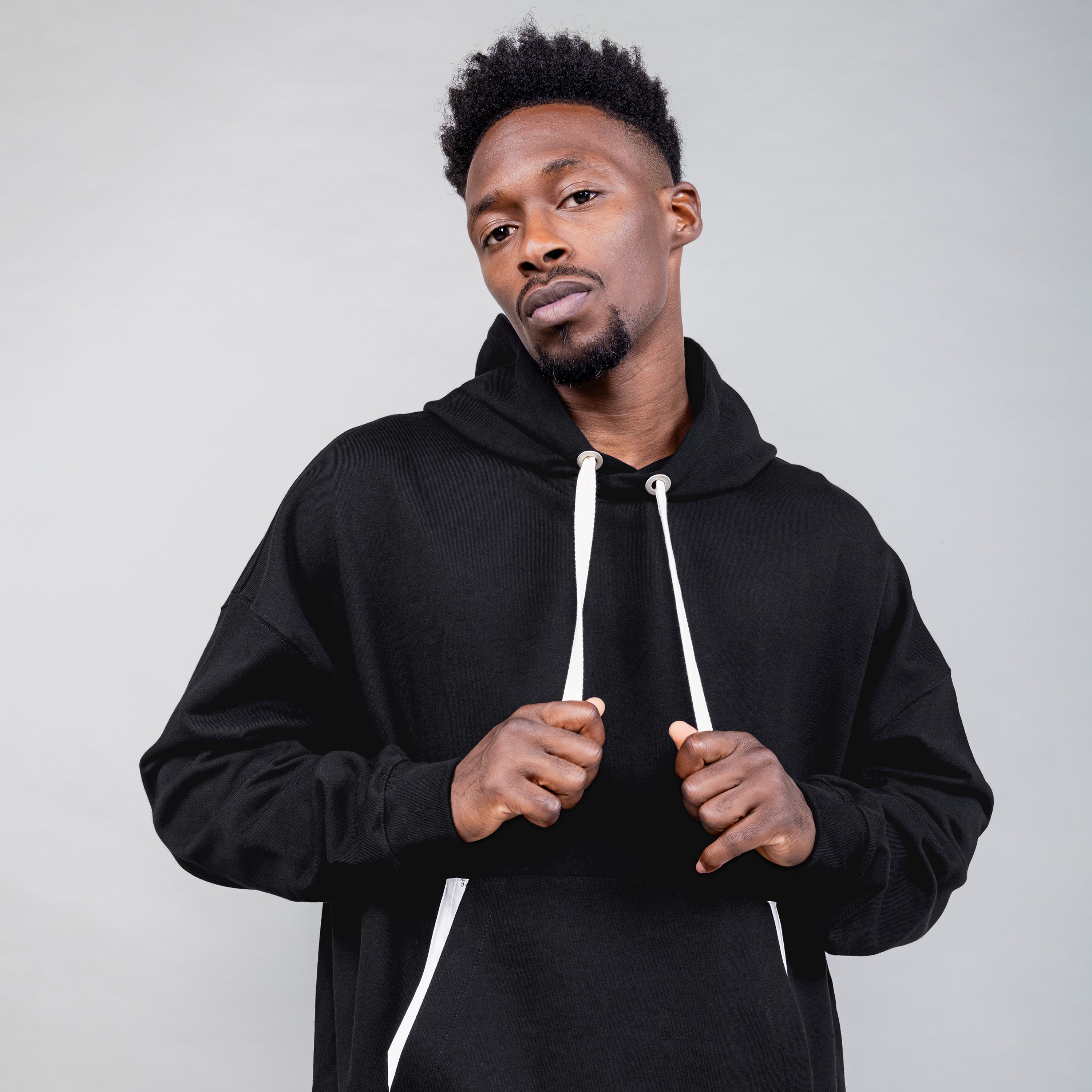 Buzo Tipo Hoodie Negro Palm Angels Sartorial Tape