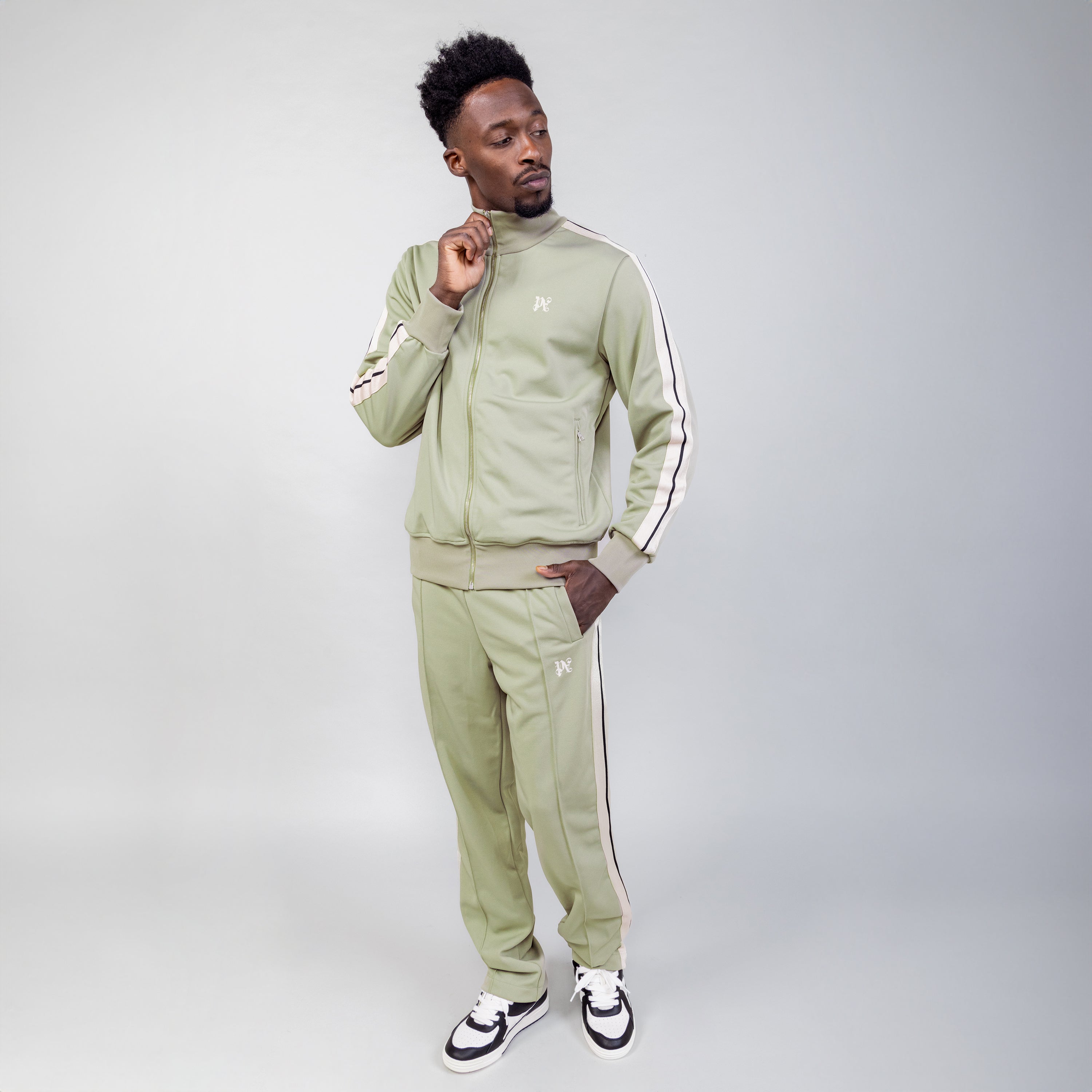 Track Pant Grey Palm Angels PA Monogram