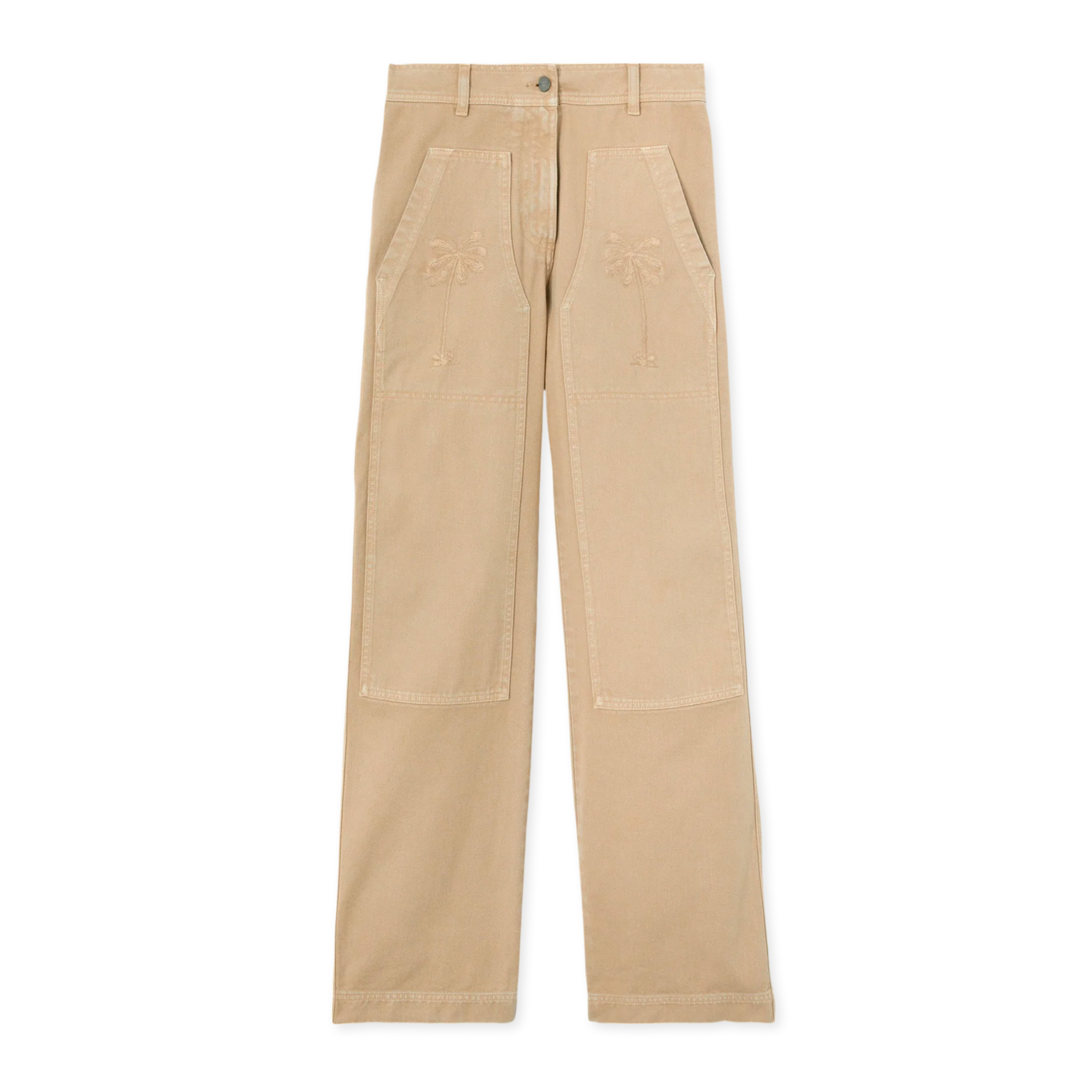 Pantalón Cargo Beige Palm Angels Gd Bull Beige