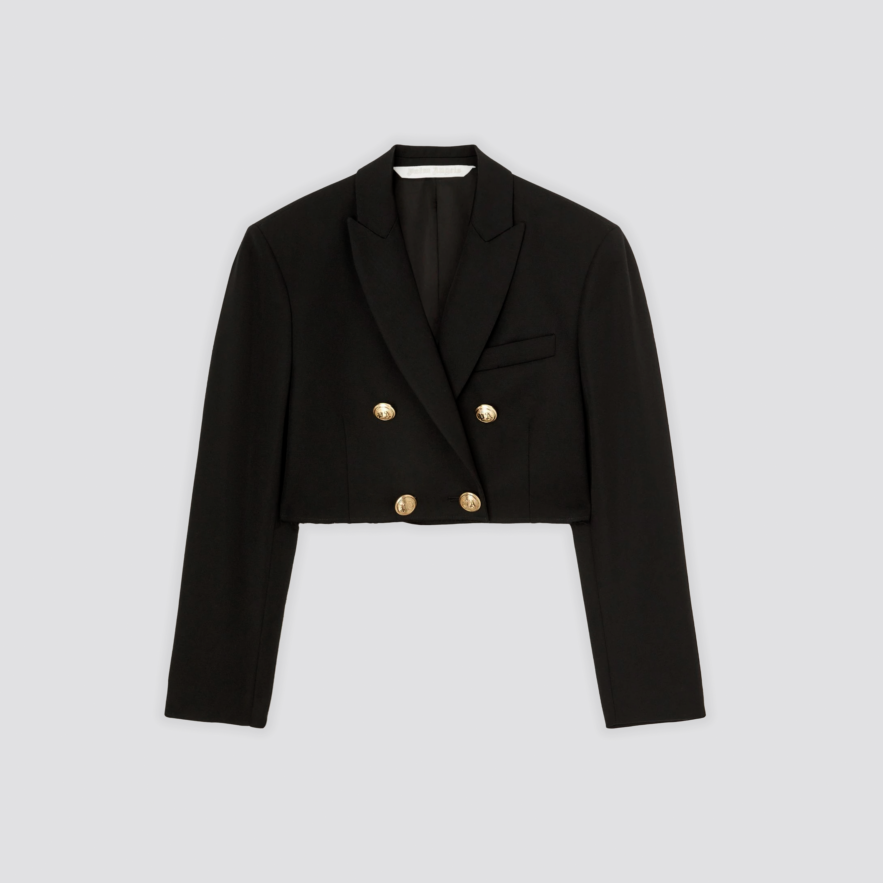 Blazer Negro Palm Angels Cropped