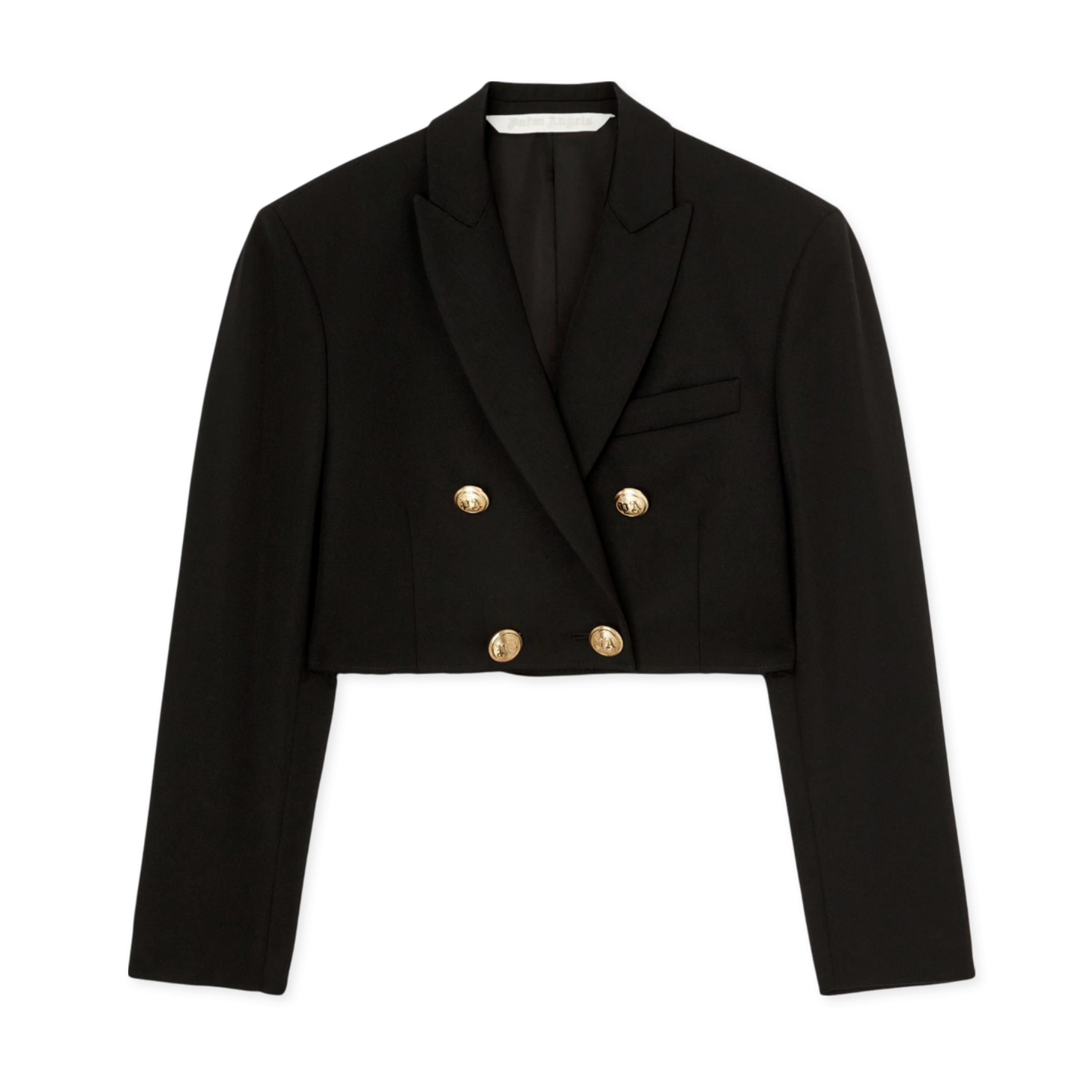 Blazer Negro Palm Angels Cropped
