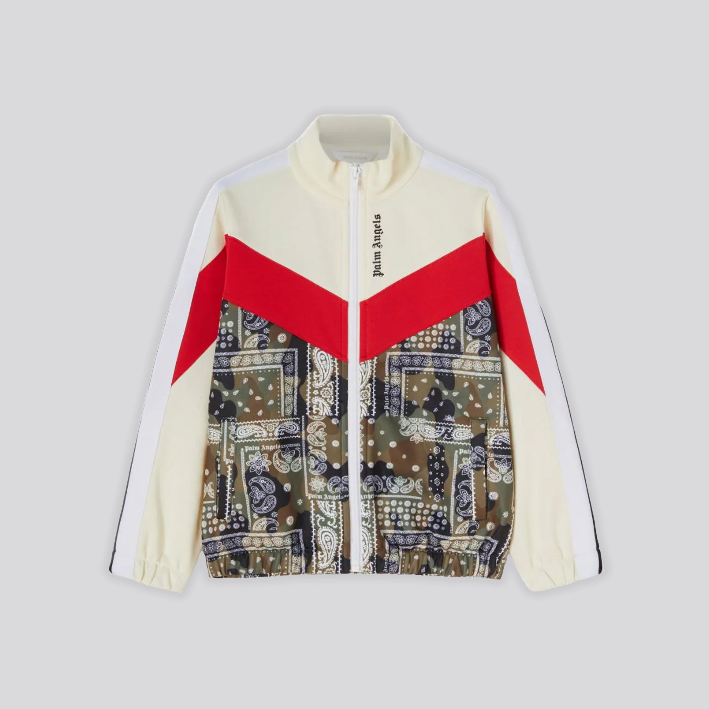 Chaqueta Blanca Palm Angels Kids Color Block