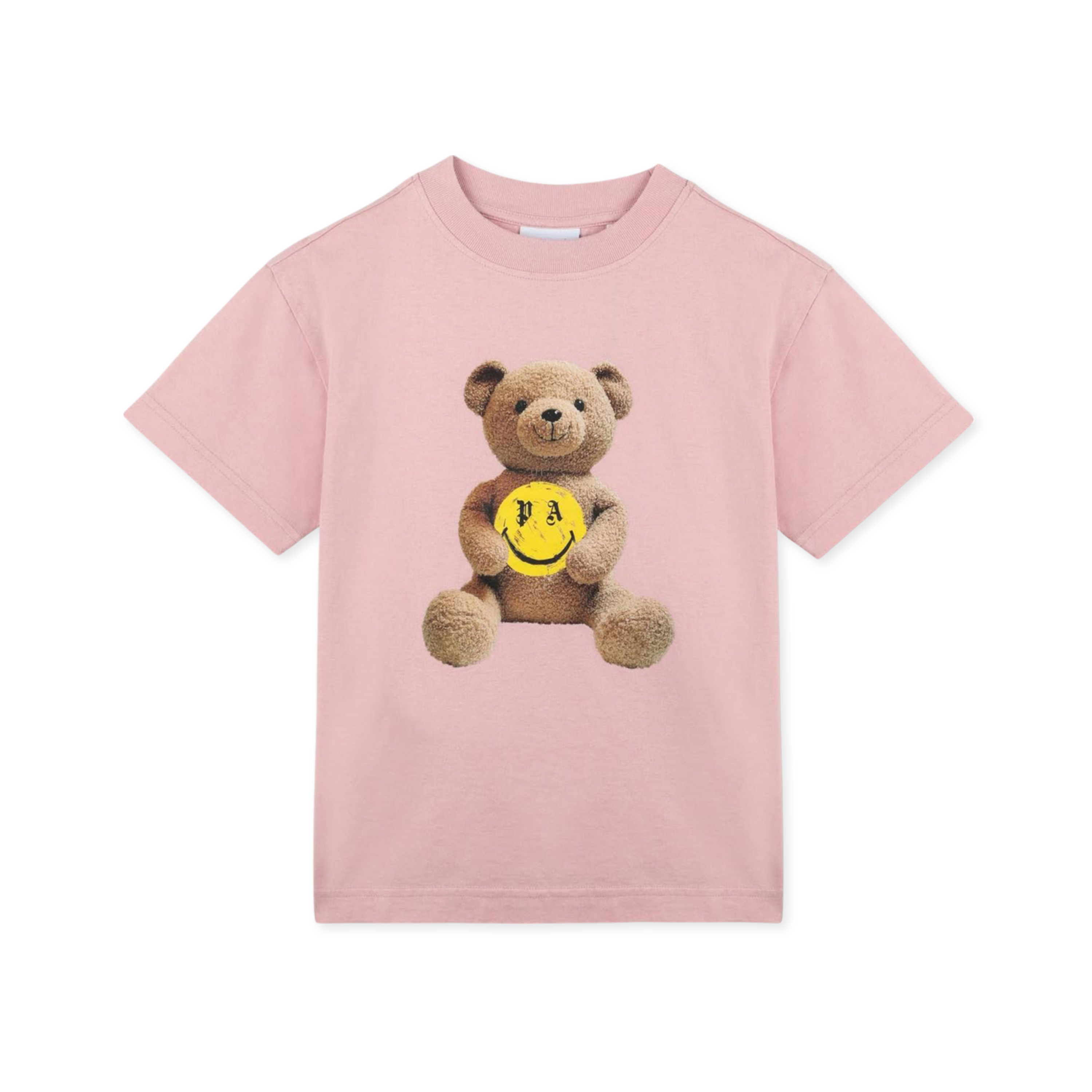 Camiseta Rosada Palm Angels Kids Smiley Bear