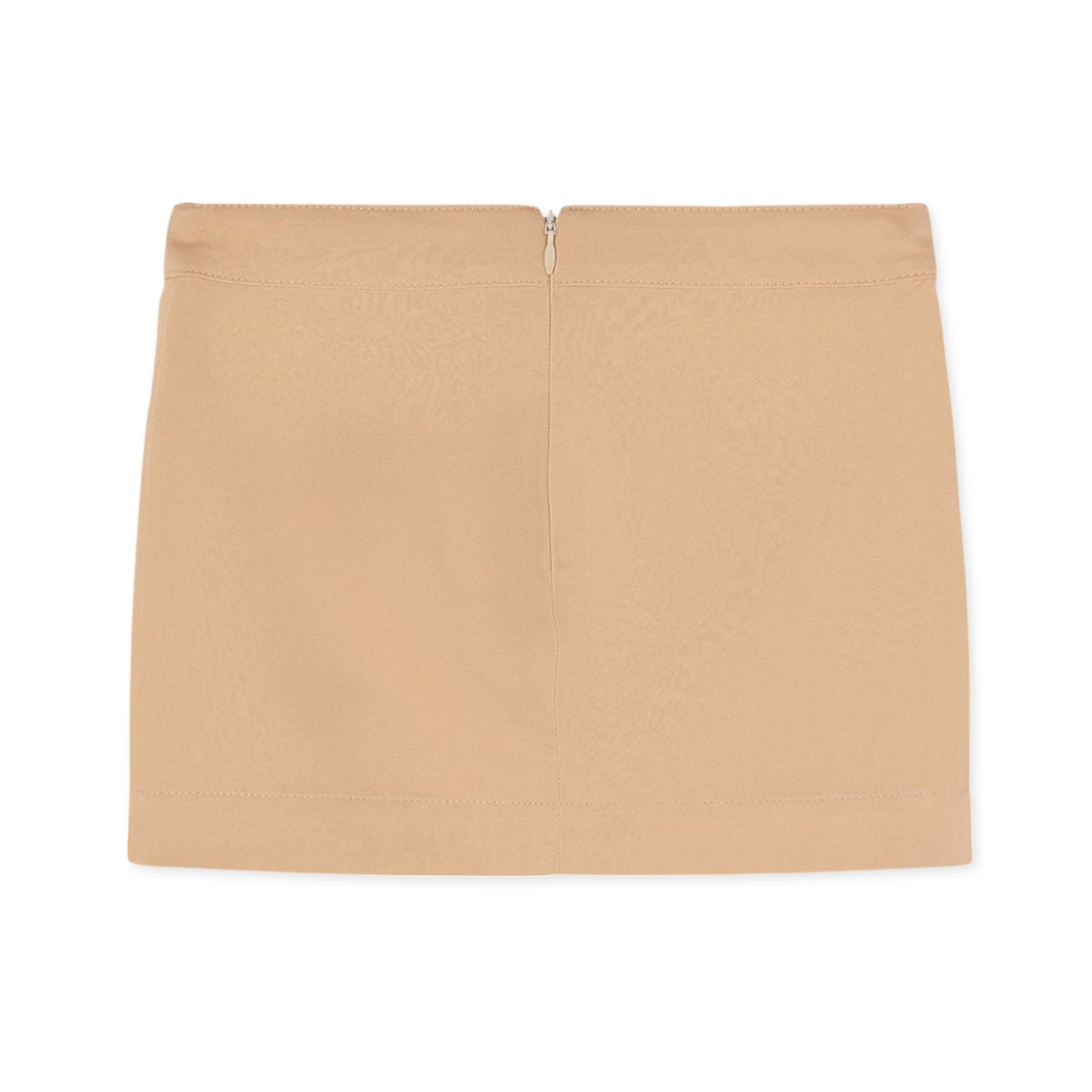 Falda Beige Palm Angels Kids Purple Logo