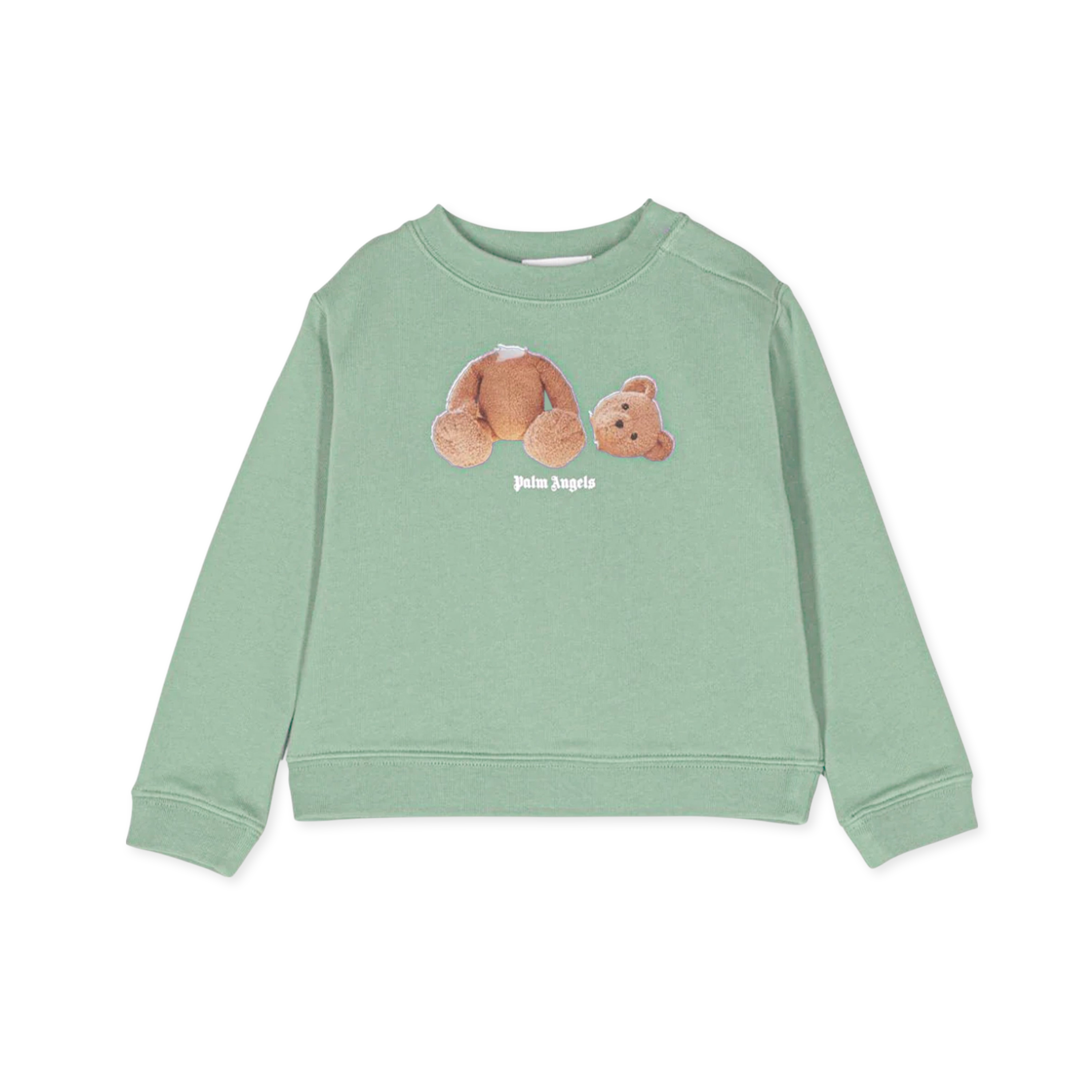 Buzo Verde Palm Angels Kids Bear Crew