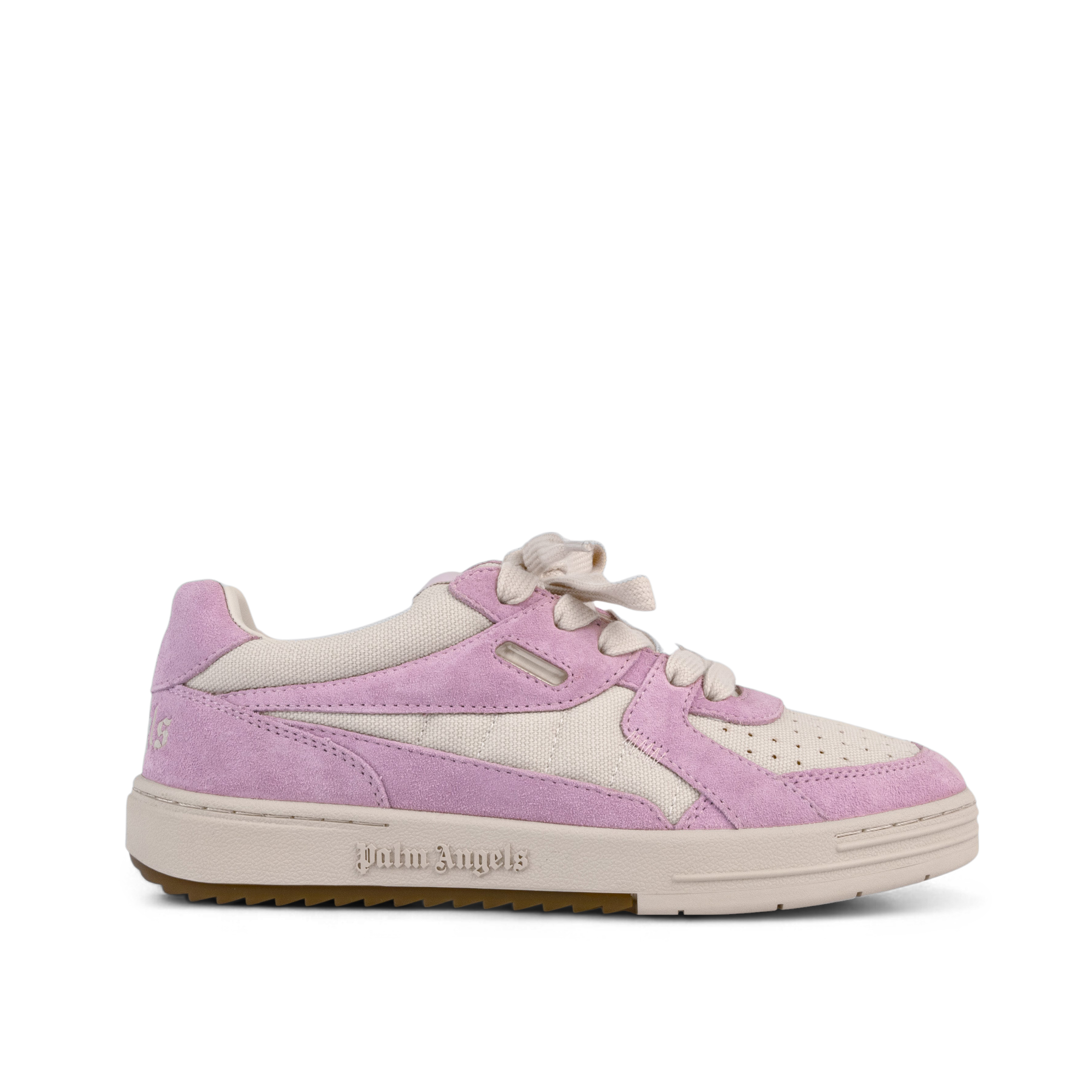 Sneakers Blanco/Rosa Palm Angels Palm University Lt Auth Suede