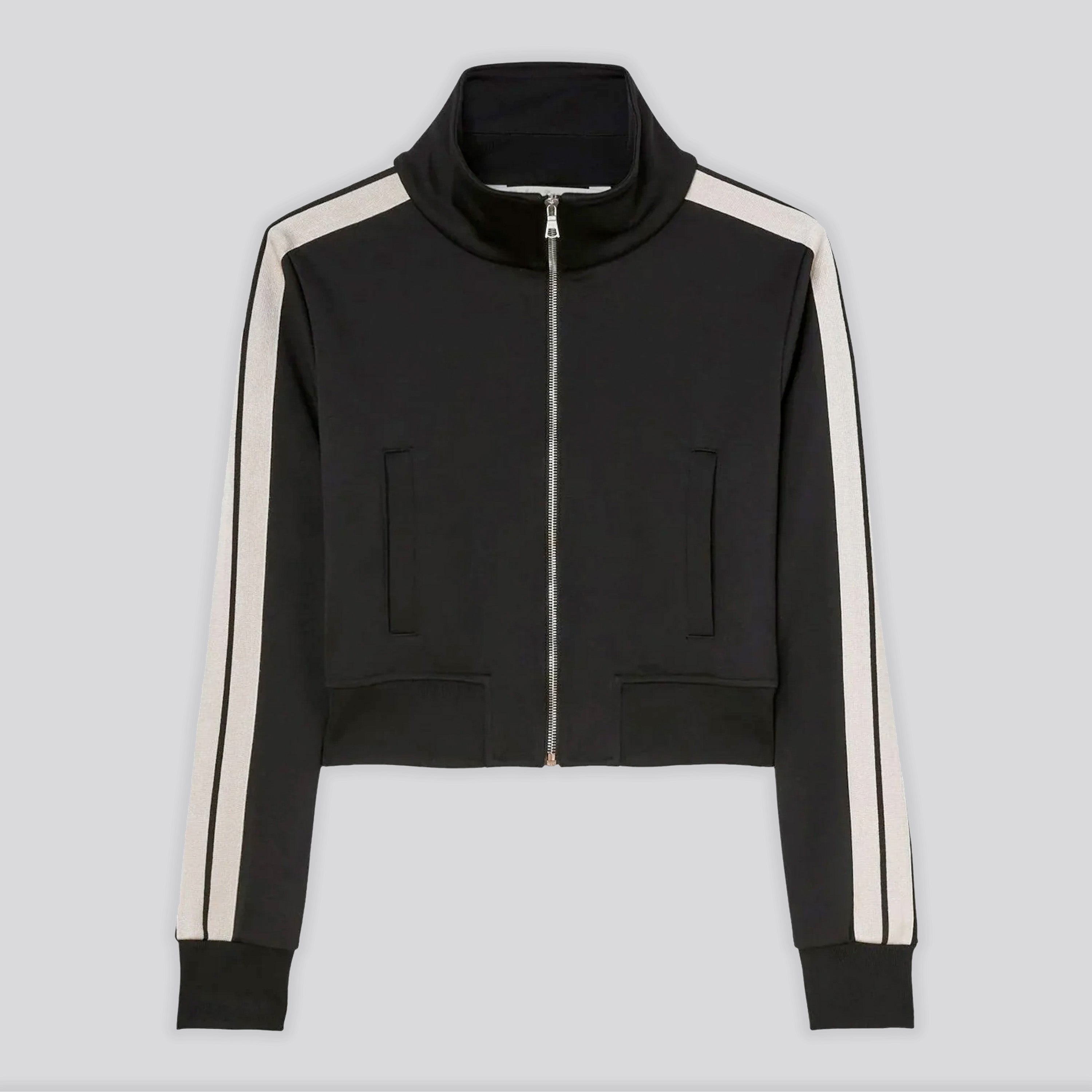 Chaqueta Negra Palm Angels Neck Logo
