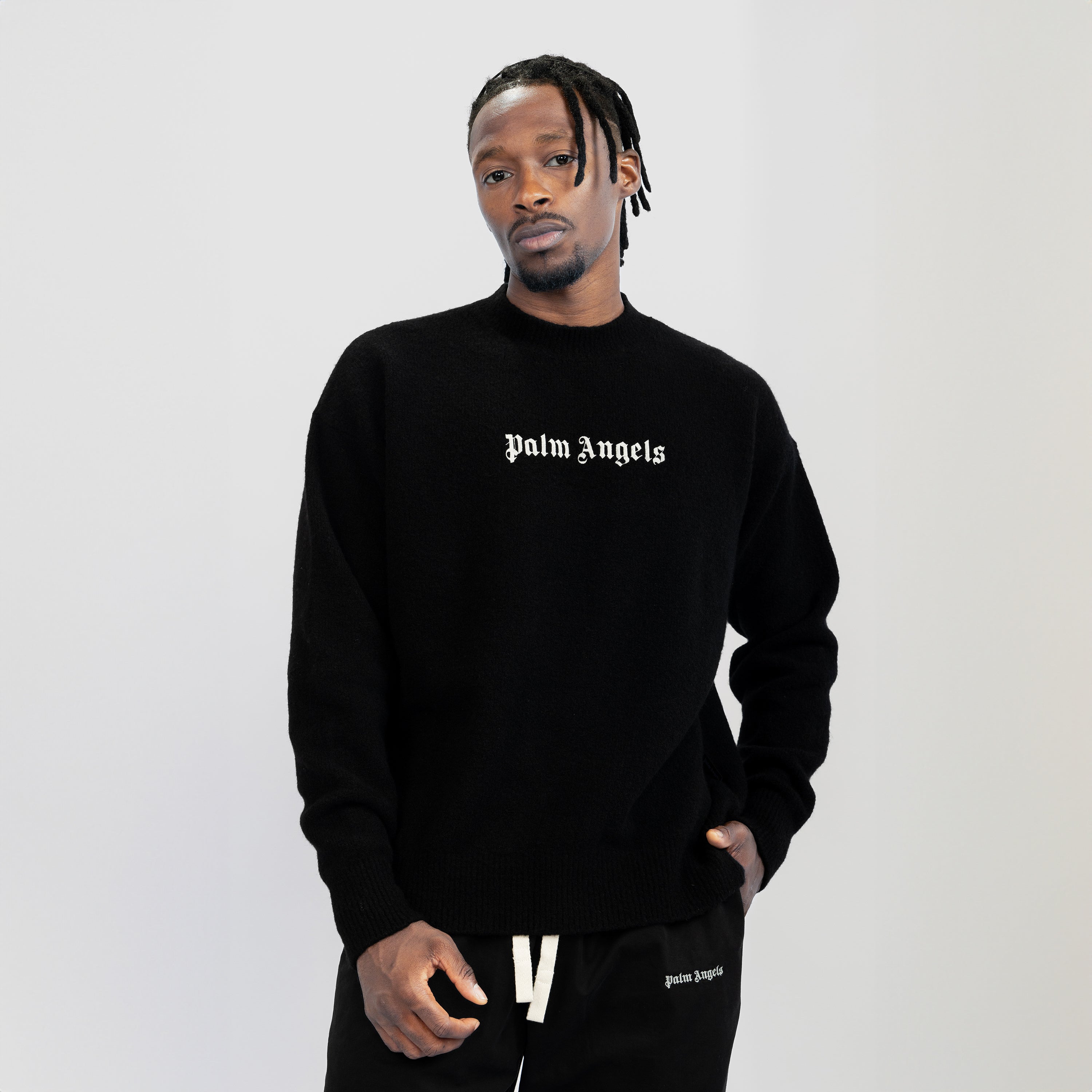 Suéter Negro Palm Angels Classic Logo