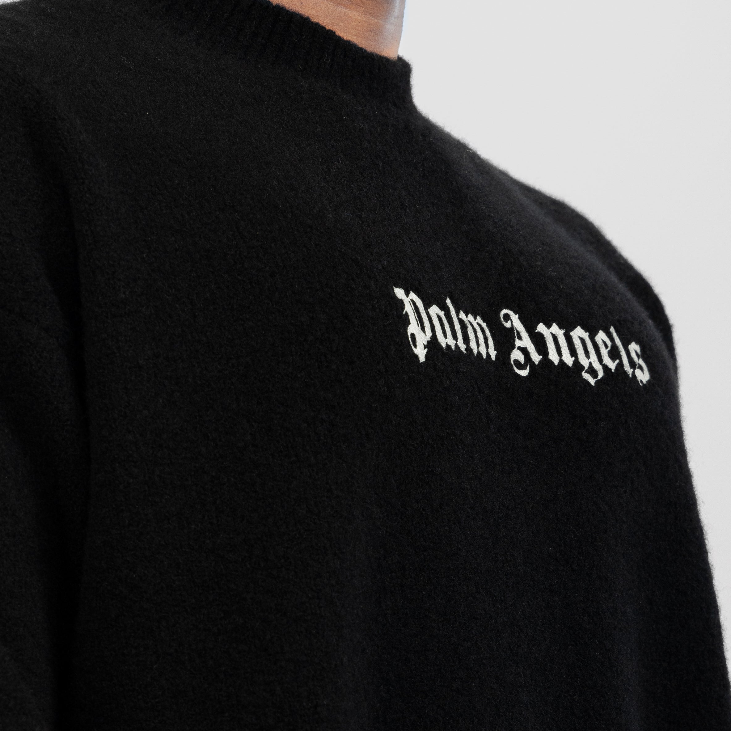 Suéter Negro Palm Angels Classic Logo