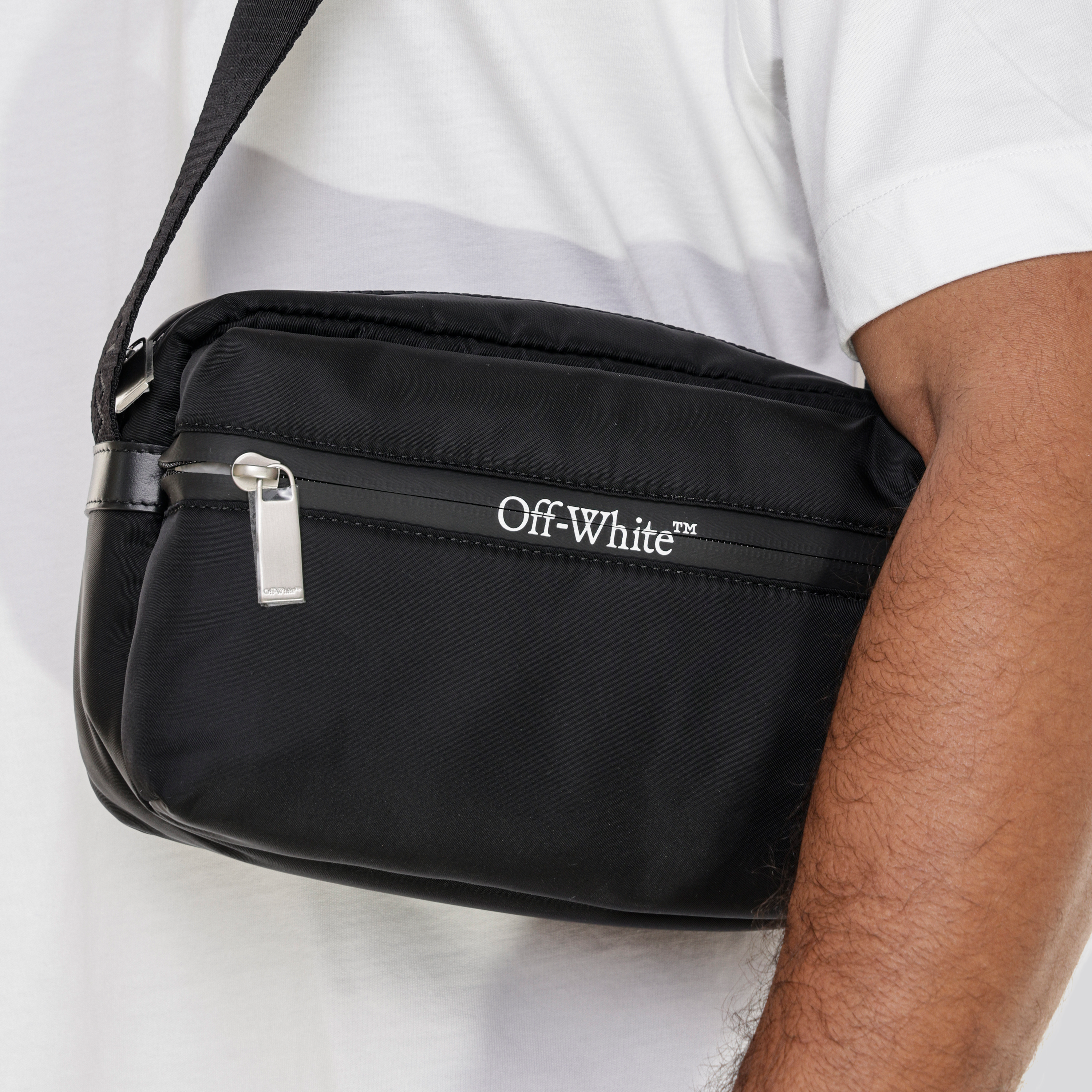 Bolso Negro Off-White Outdoor Weekender