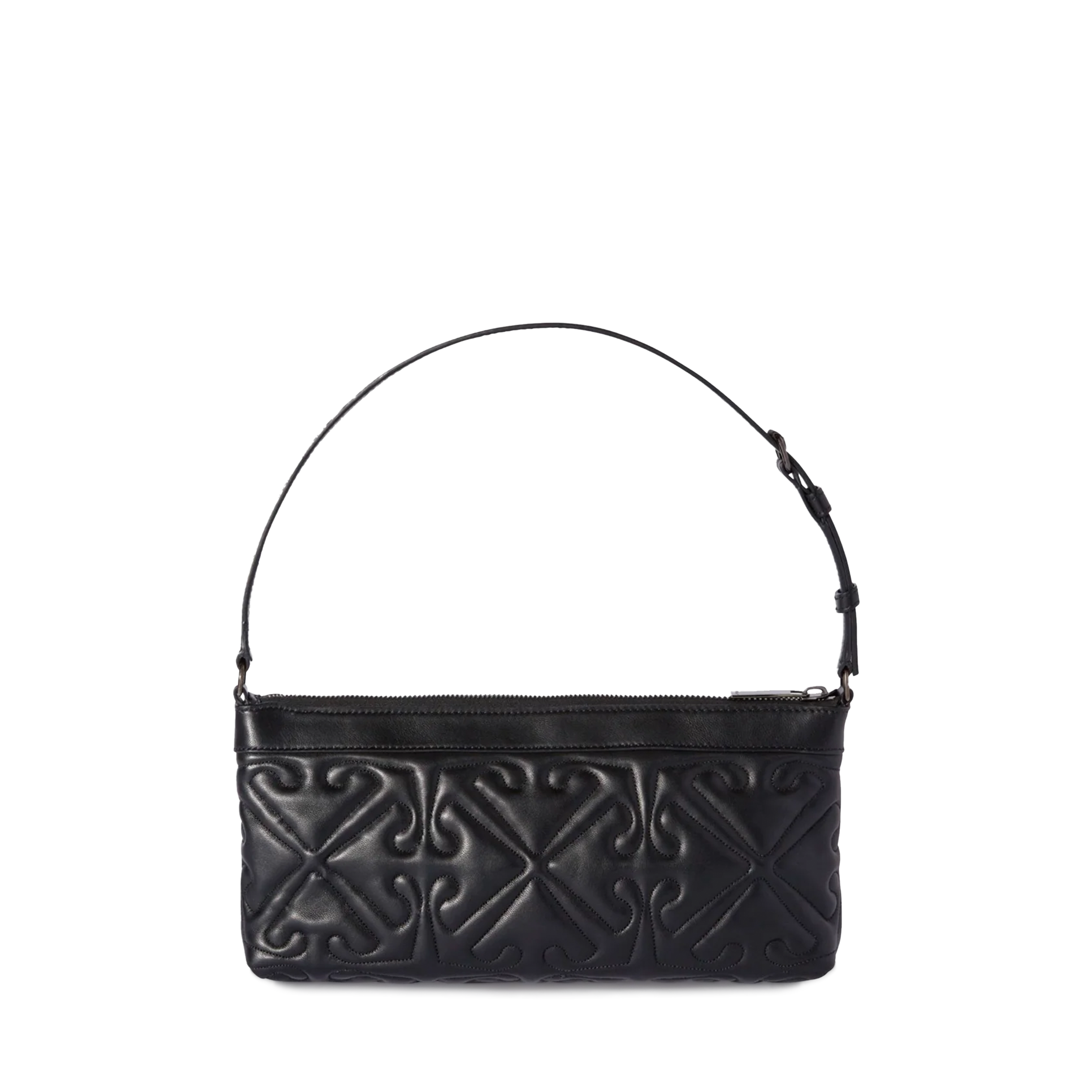 Cartera Negra Off-White Arrow Monogram