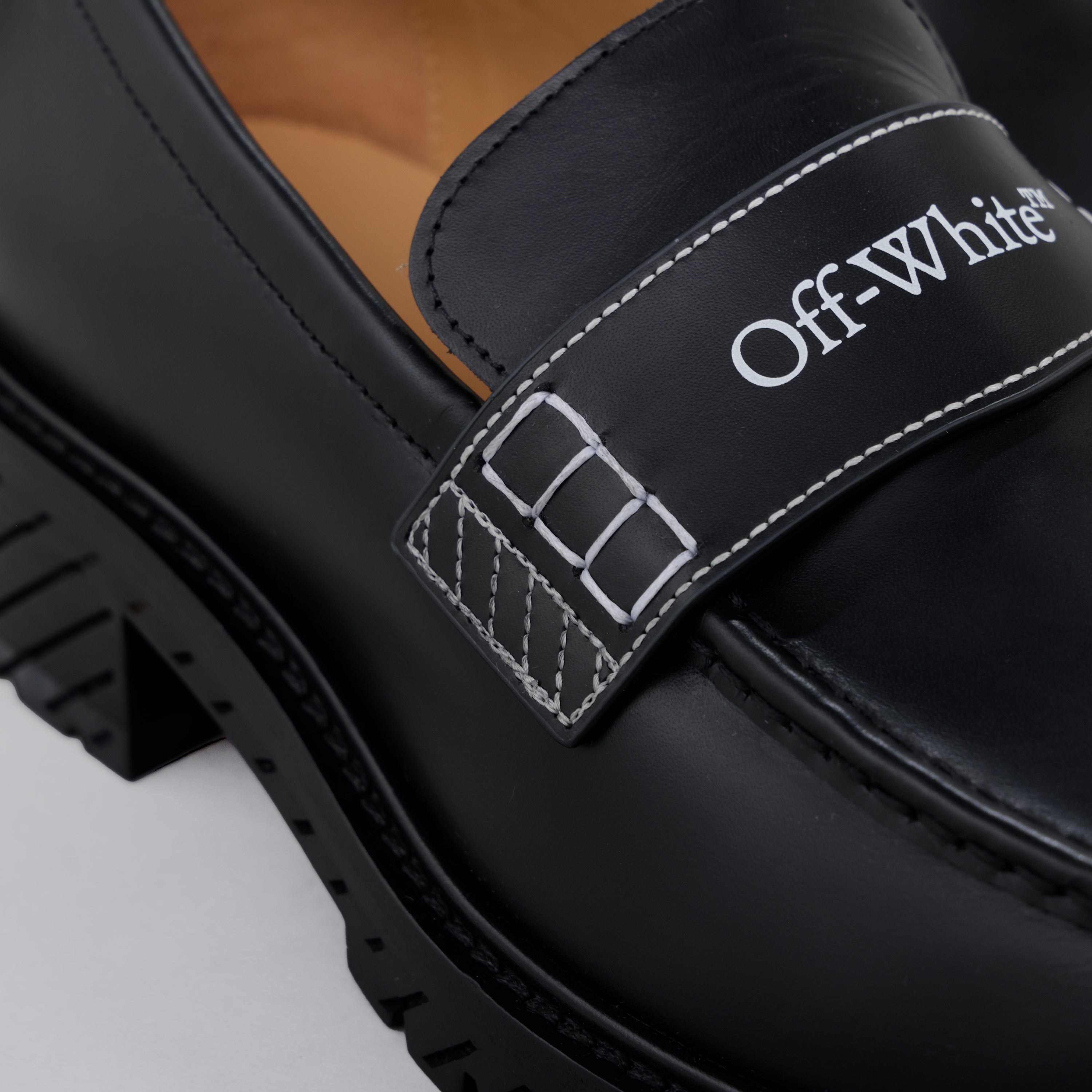 Mocasines Negro Off-White Combat