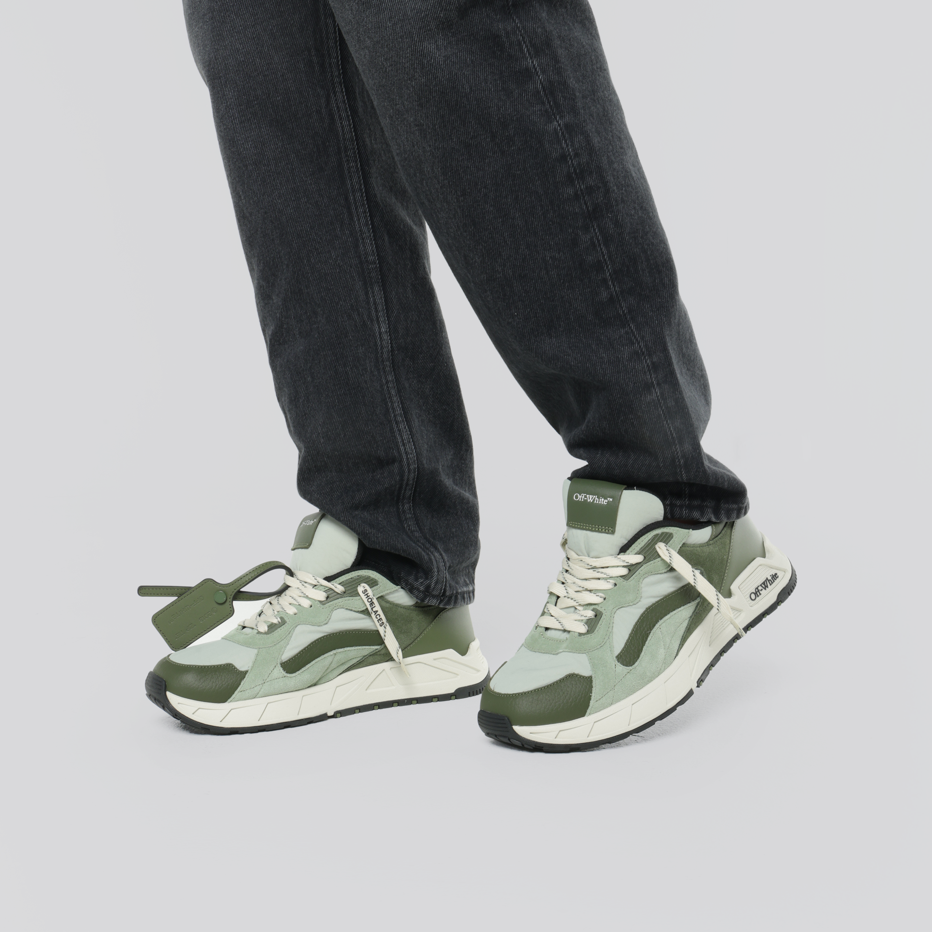 Sneakers Verde Off White Kick Off