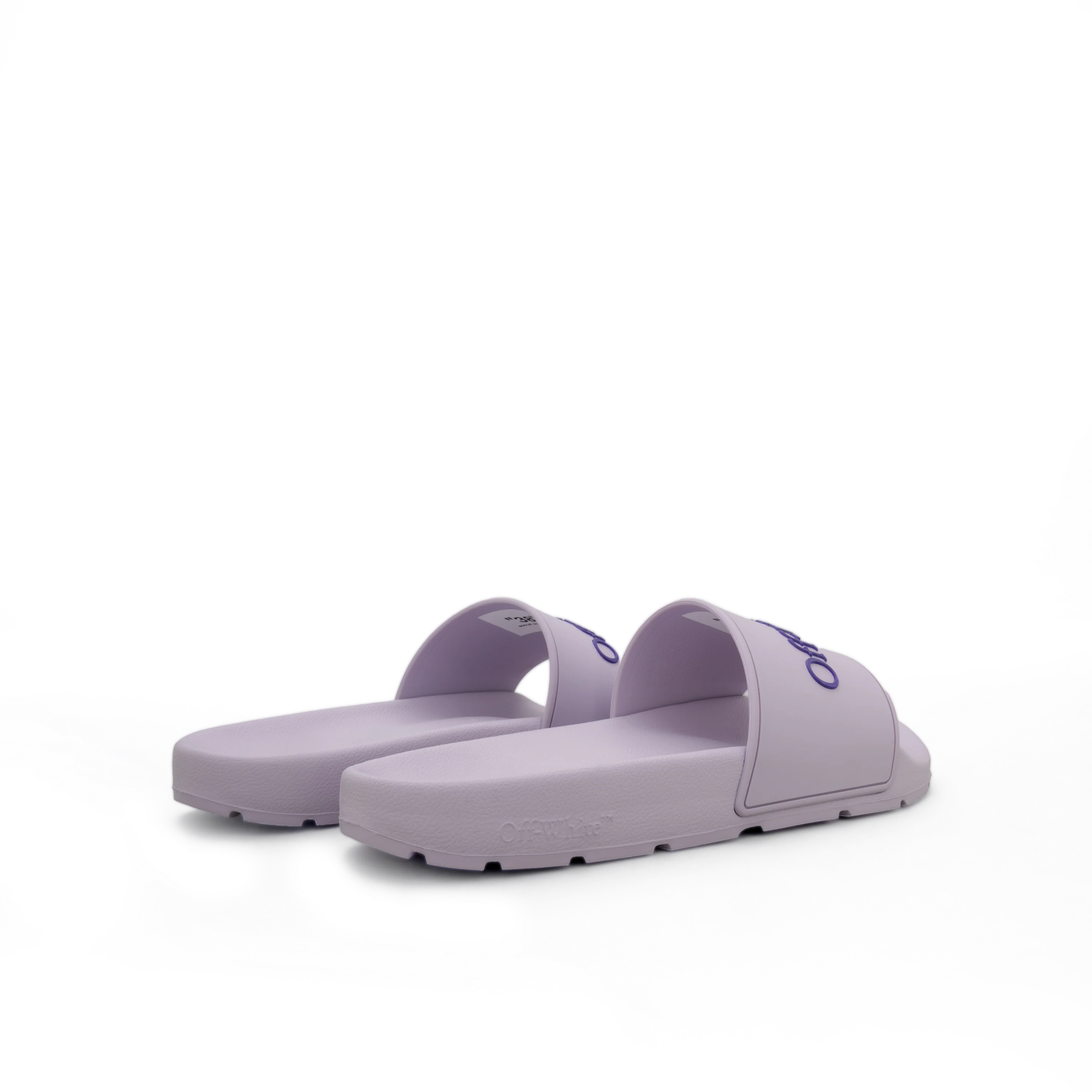 Sandalias Lila Off-White Logo