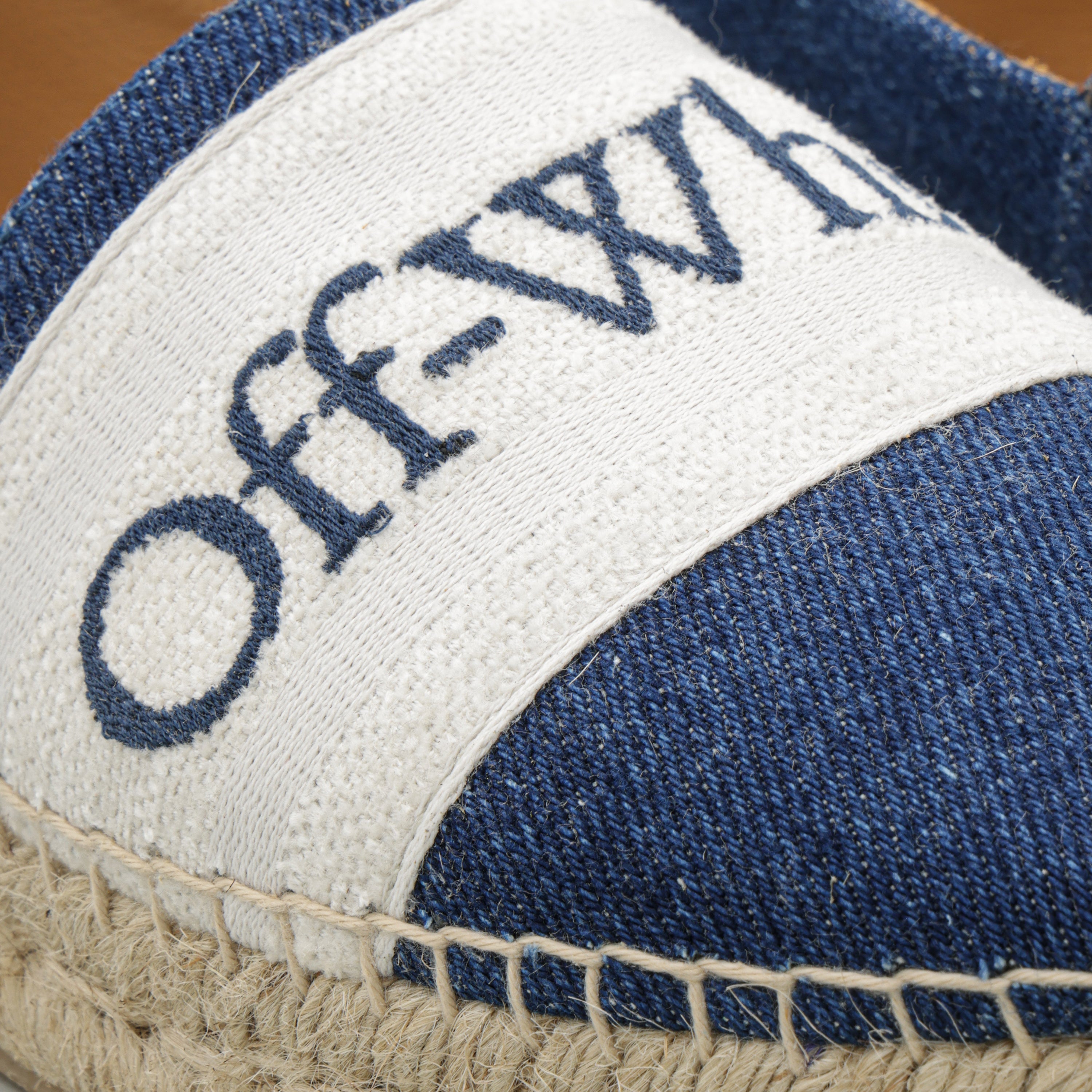 Espadrille Azul Off-White Bookish