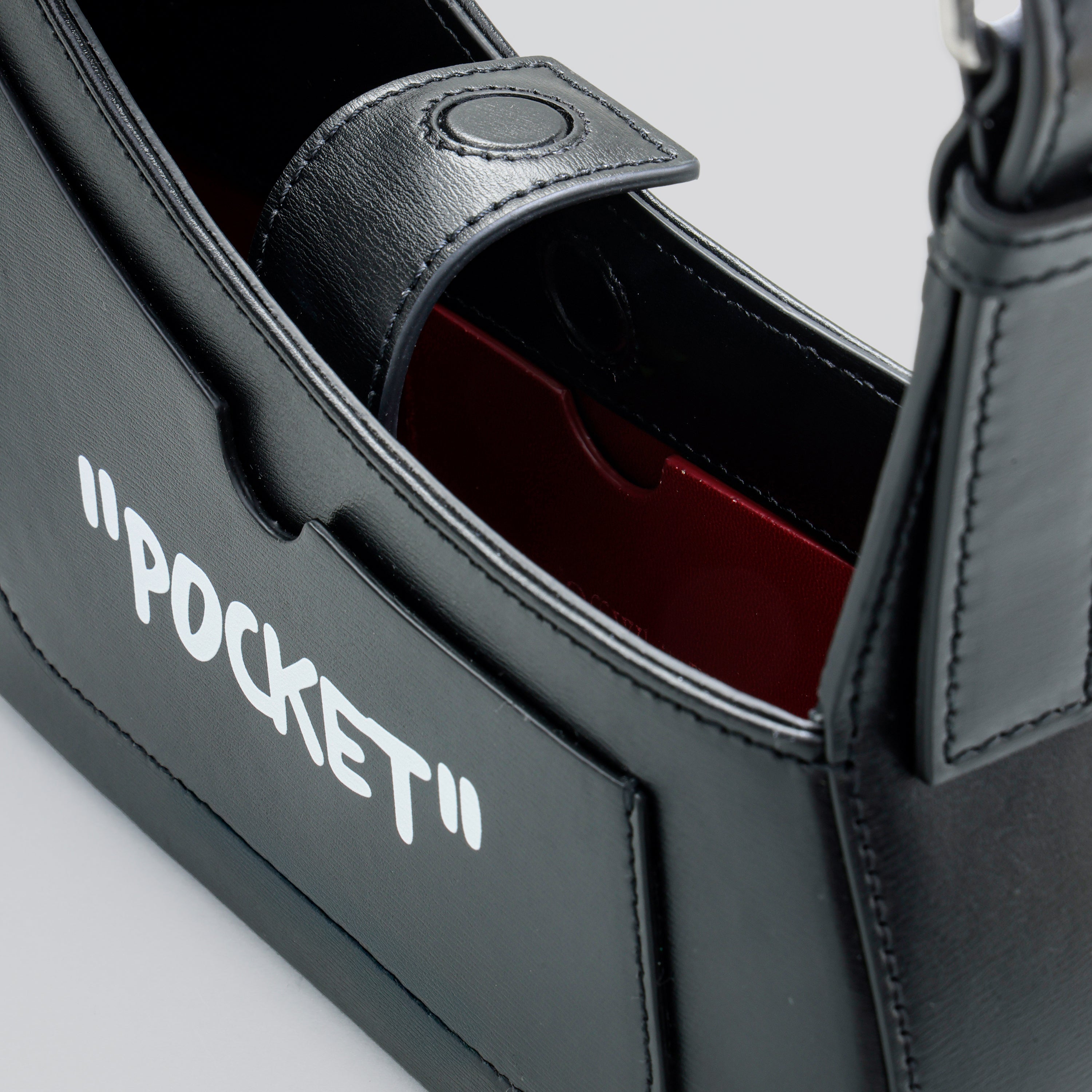 Cartera Negra Off-White Jitney