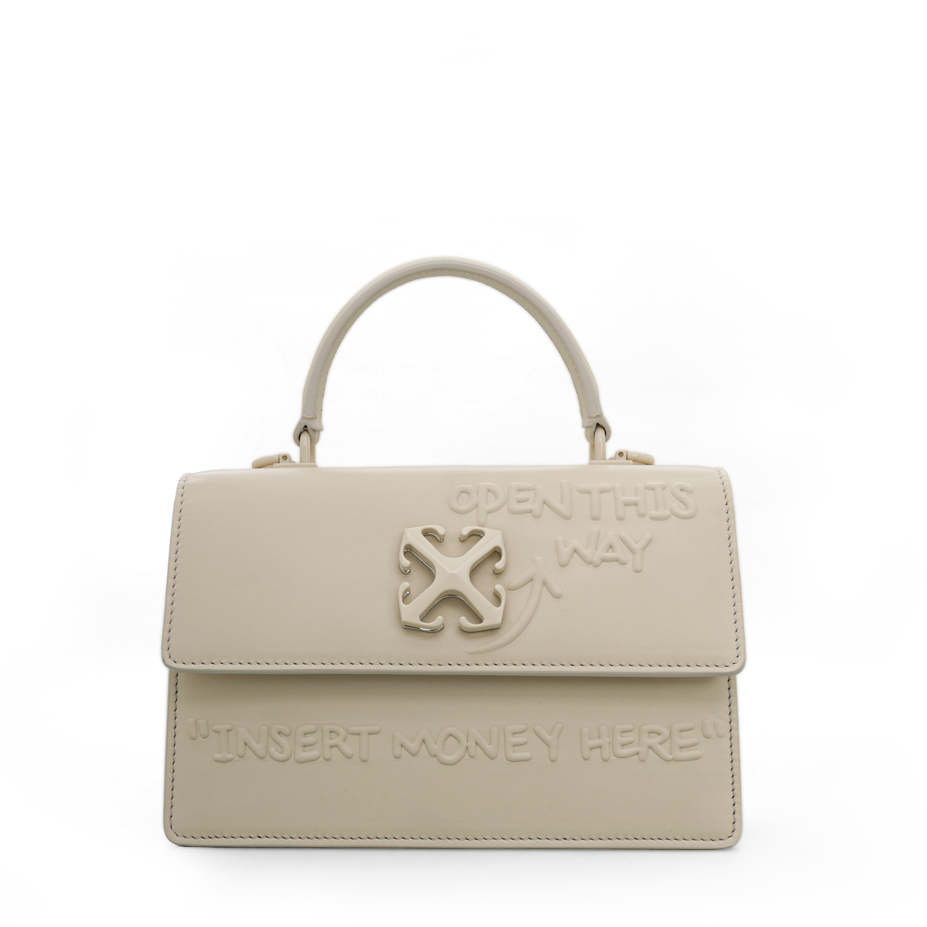 Cartera Beige Off-White Quote3D