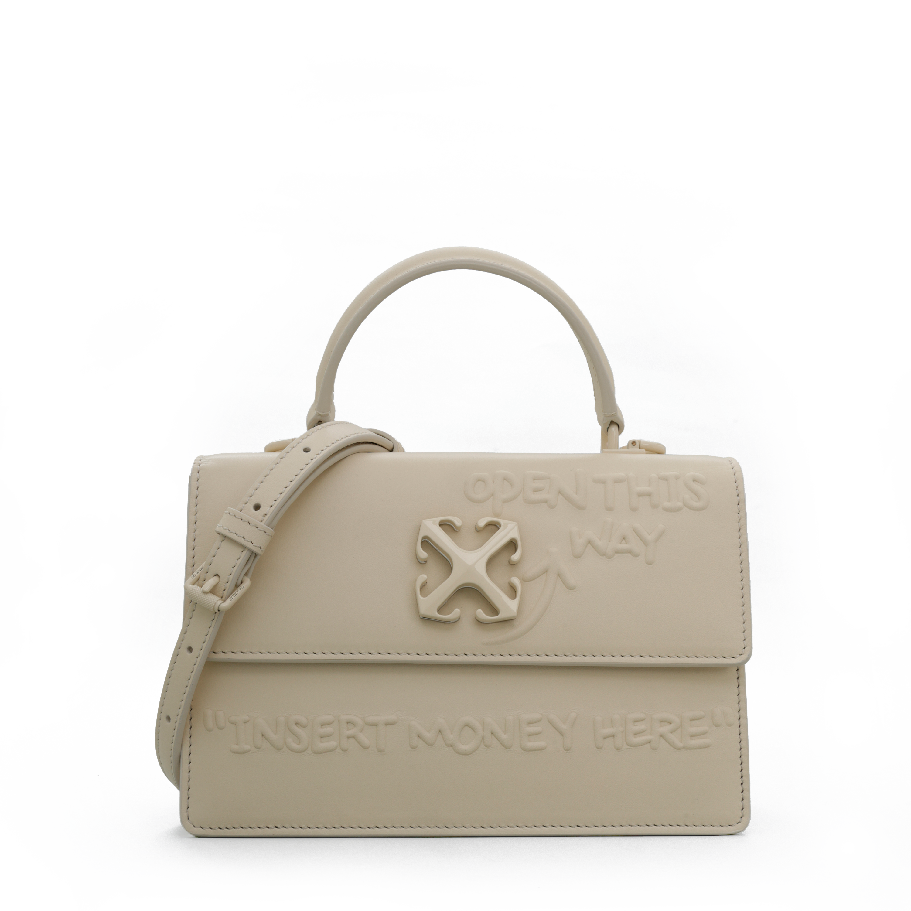 Cartera Beige Off-White Quote3D