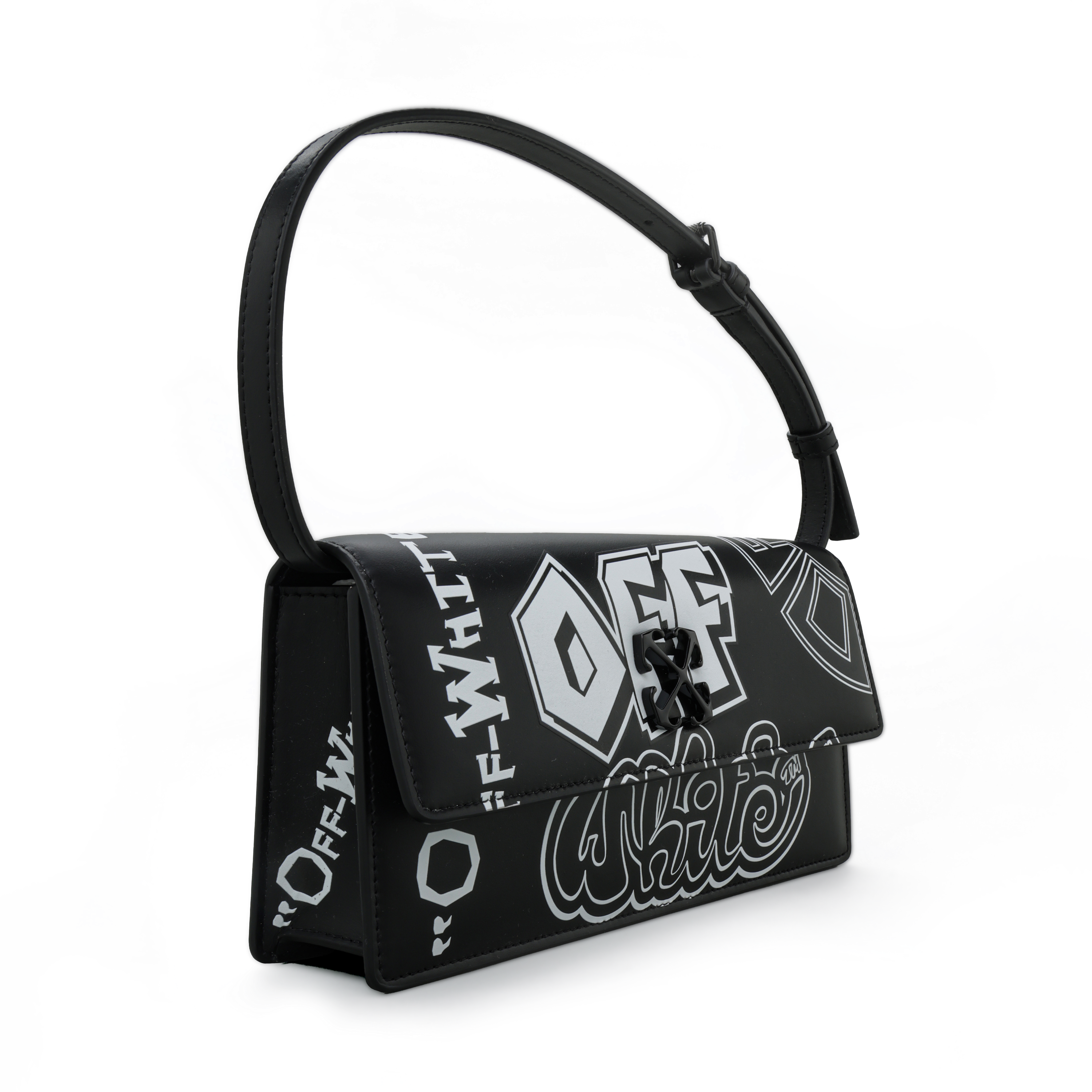 Cartera Negra Off-White Jitney 1.0