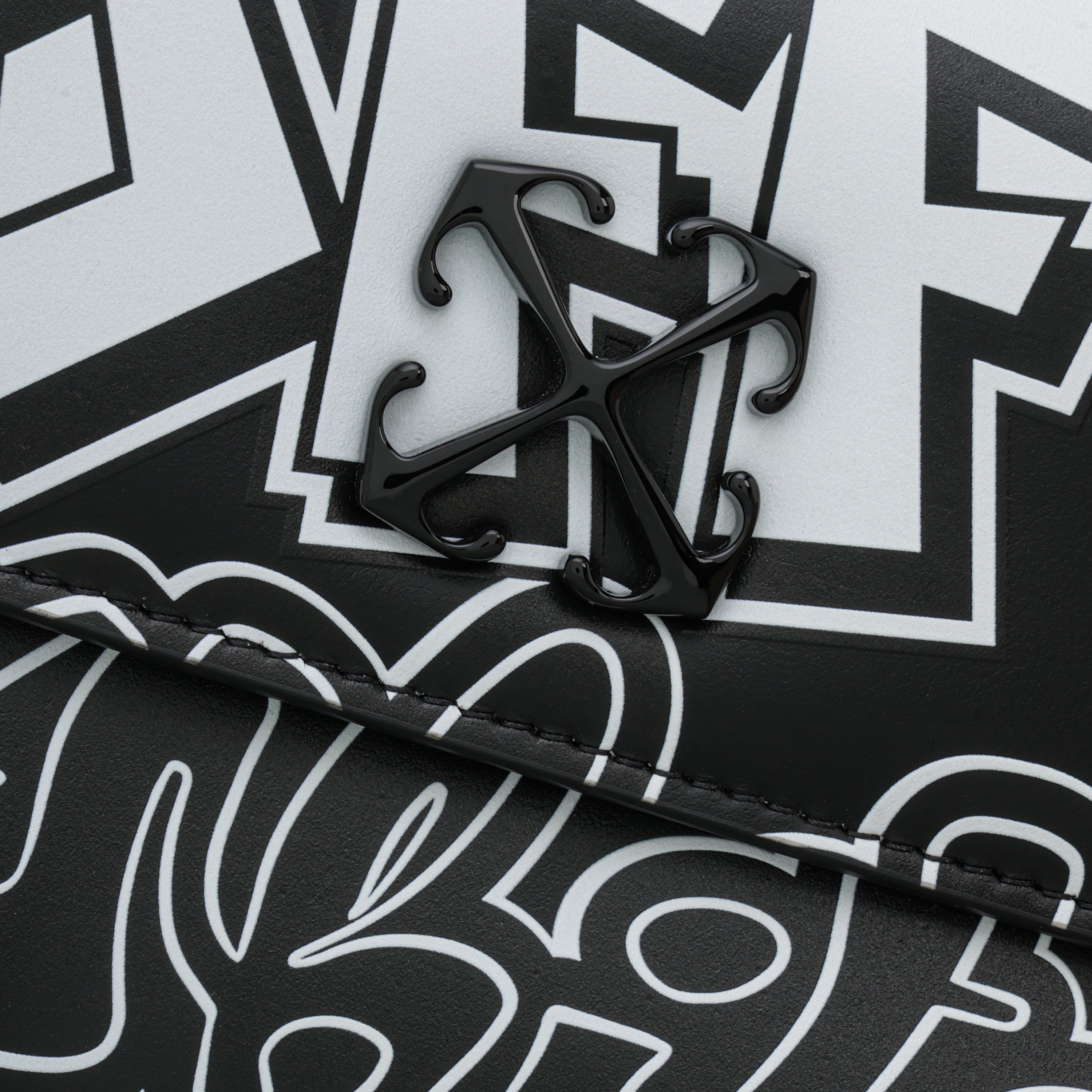 Cartera Negra Off-White Jitney 1.0