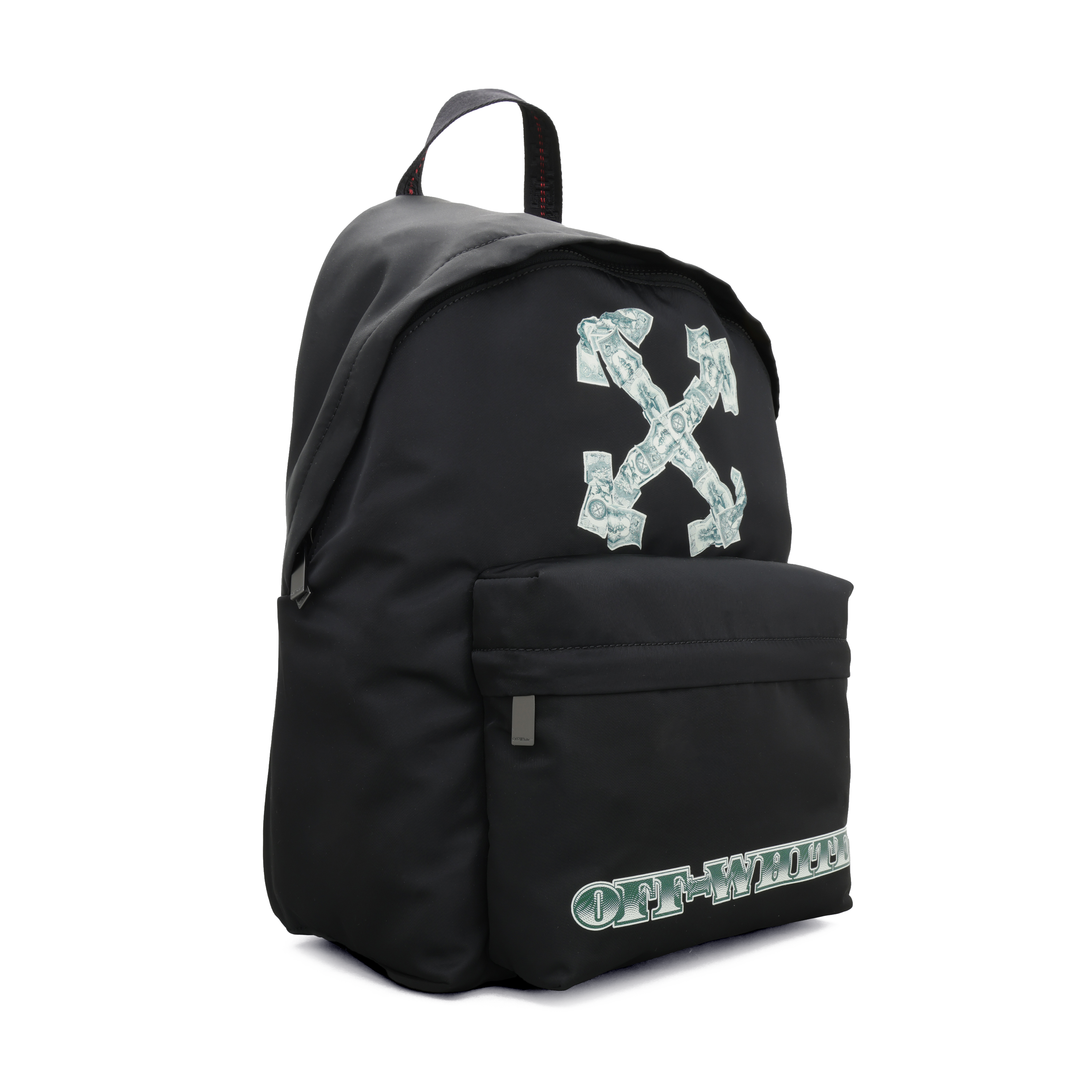 Morral Negro Off-White Money Print