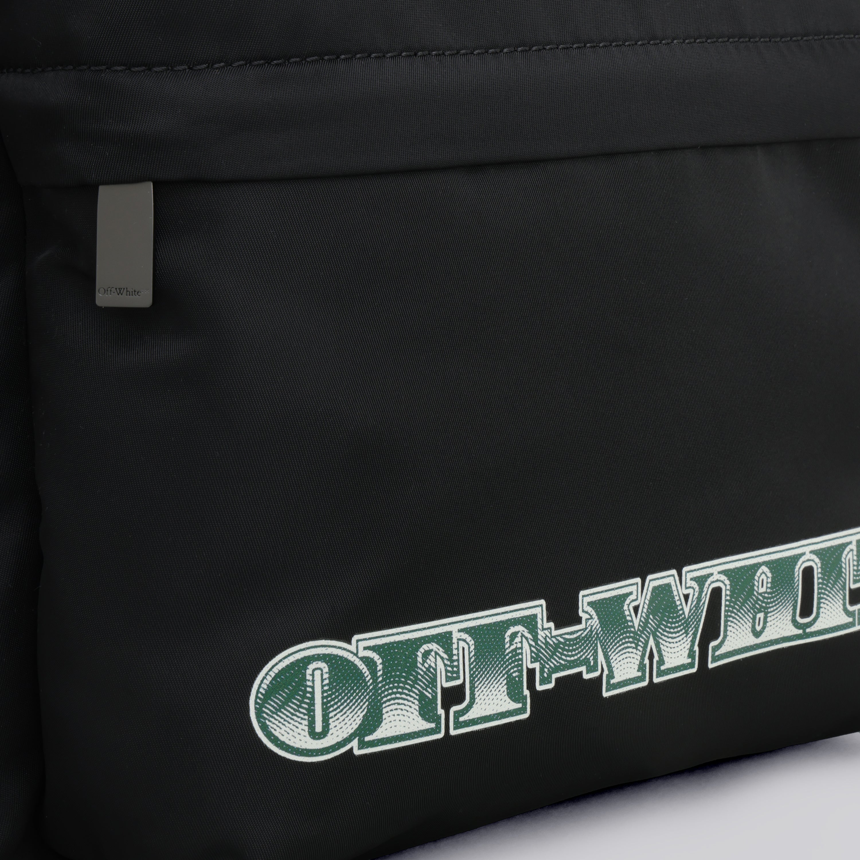 Morral Negro Off-White Money Print