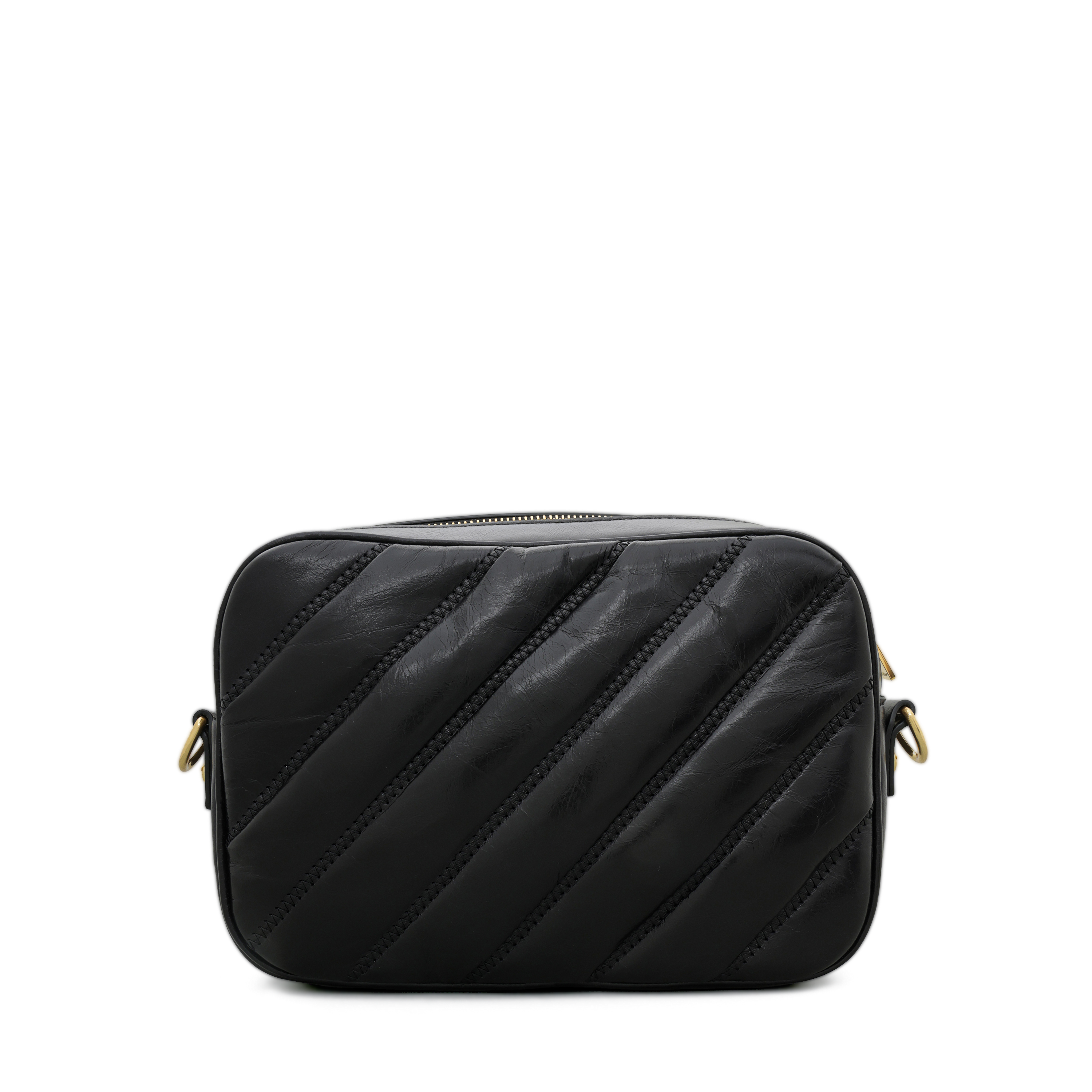 Cartera Negra Off-White Quilting Camera
