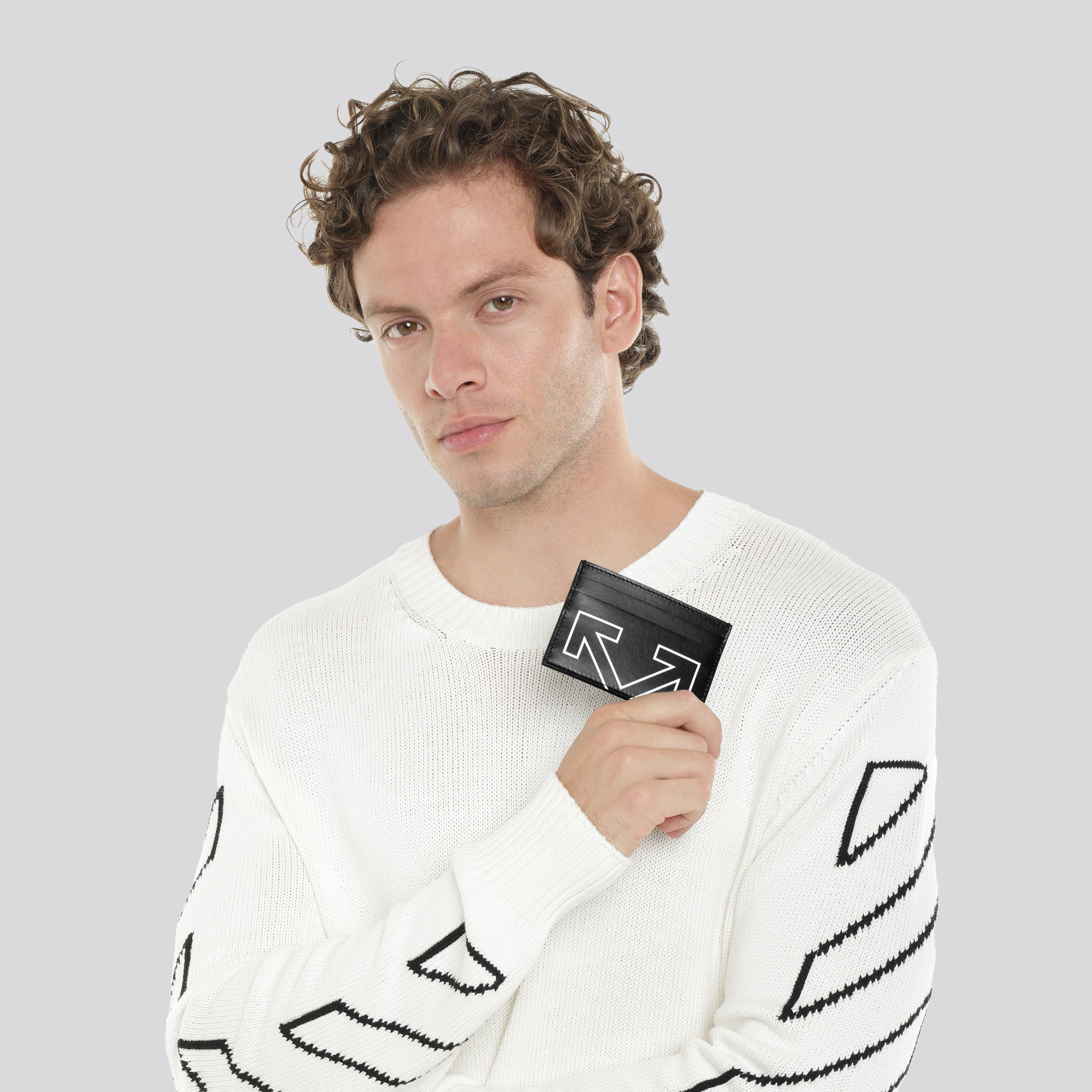 Tarjetero Negro Off-White Heritage