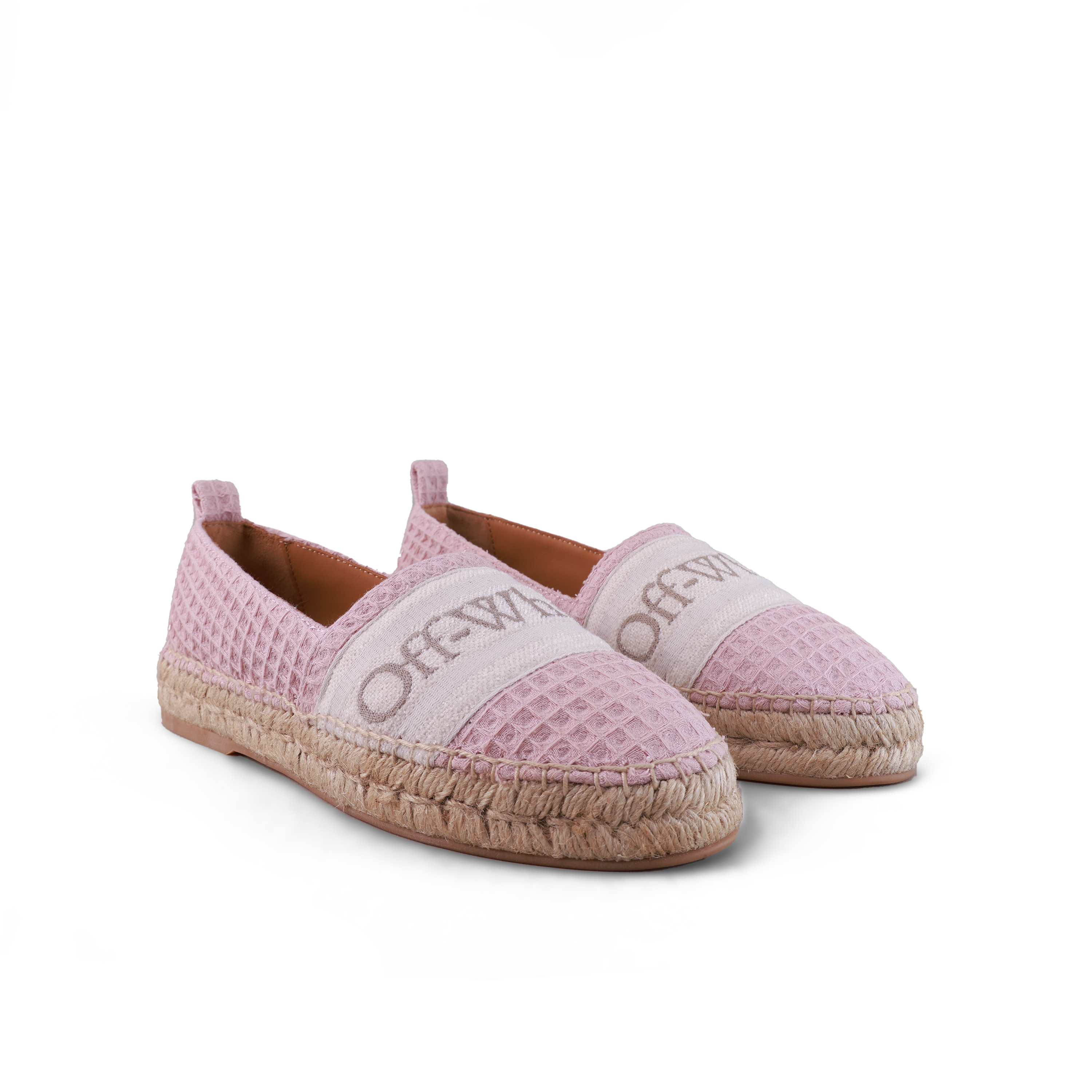Espadrille Rosado Off-White Logo