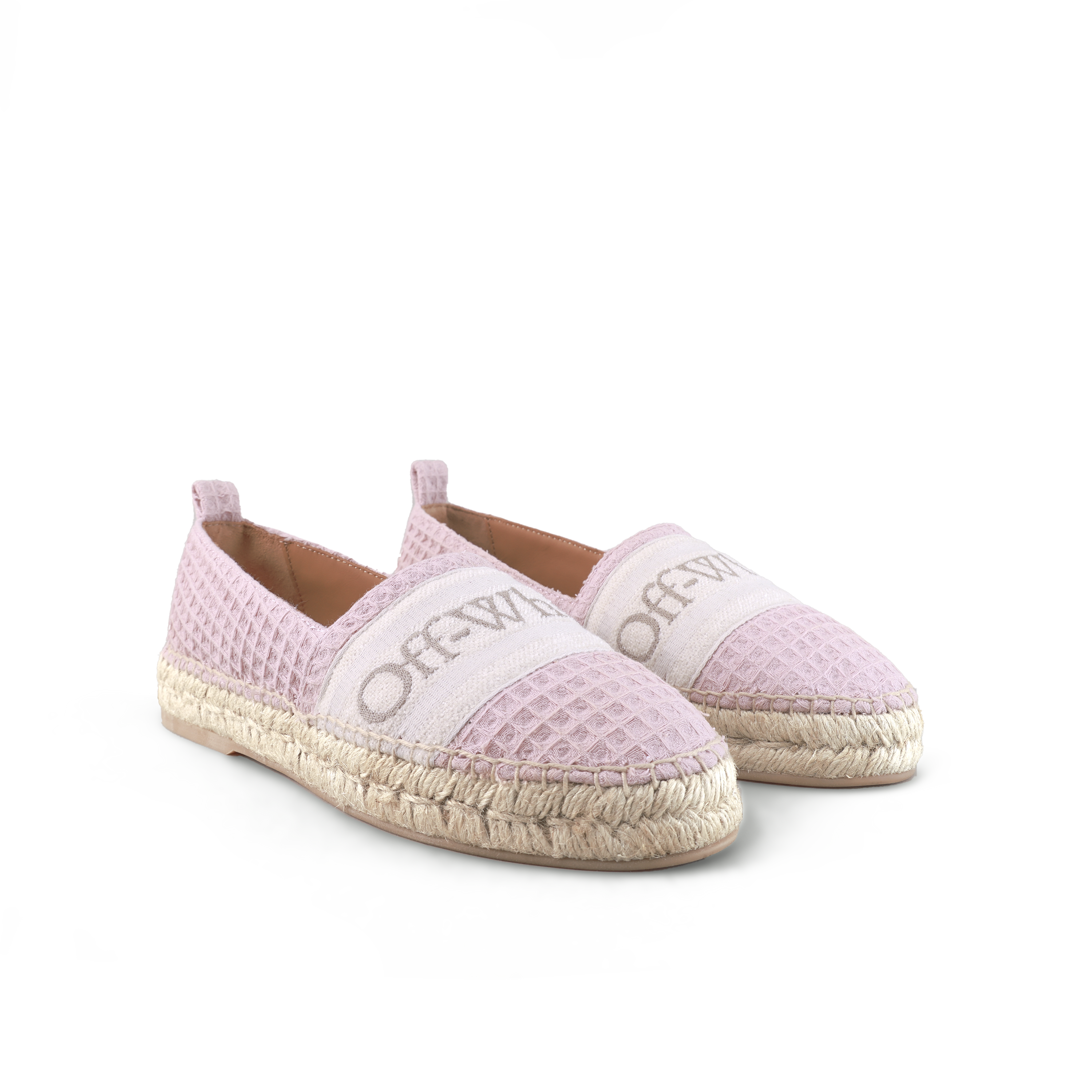 Espadrille Rosado Off-White Logo