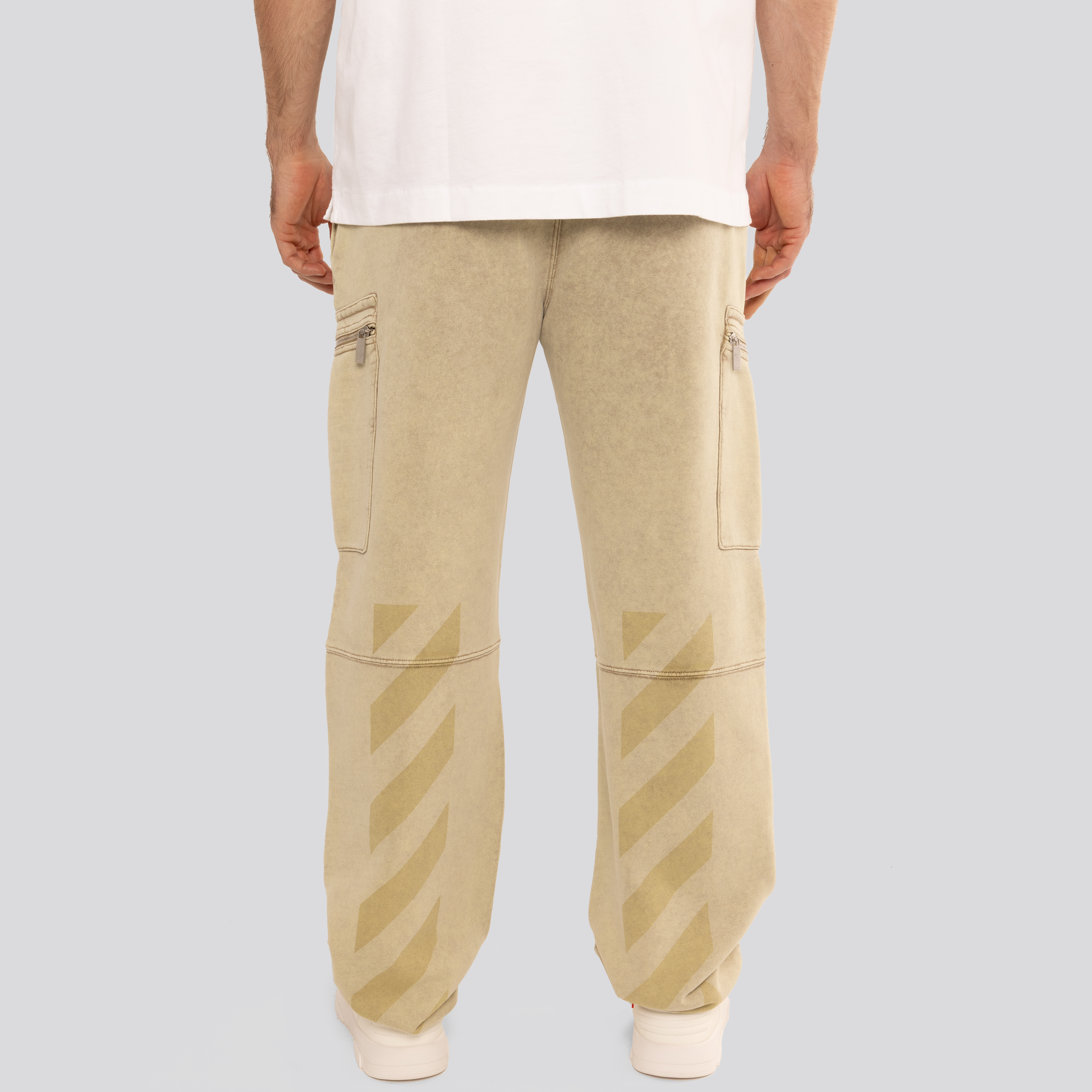 Sudadera Verde Off-White Laundry Diag Cargo