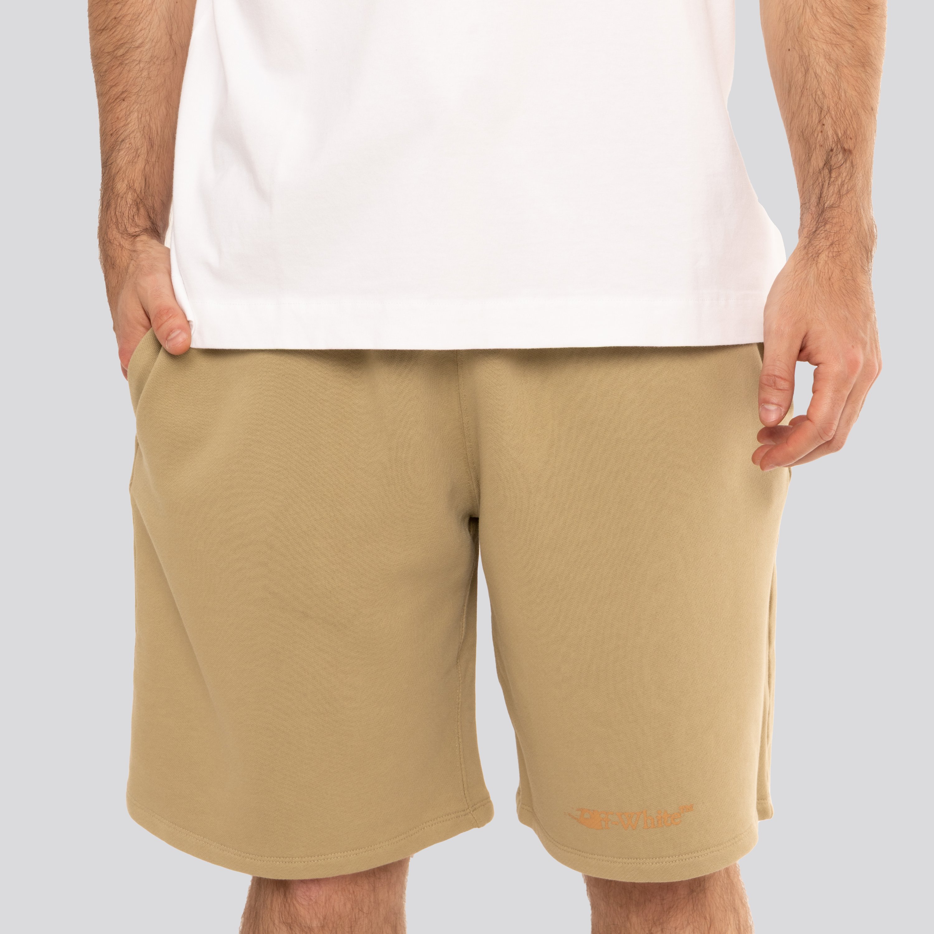 Pantaloneta Verde Off-White Inc Arrow