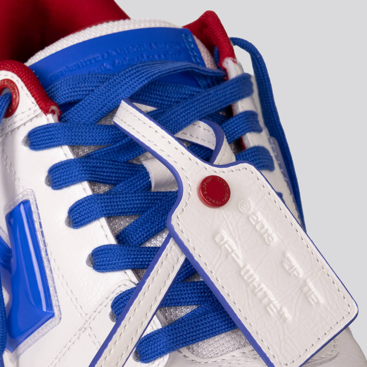 Sneakers Blancos - Azules Off-White OOO